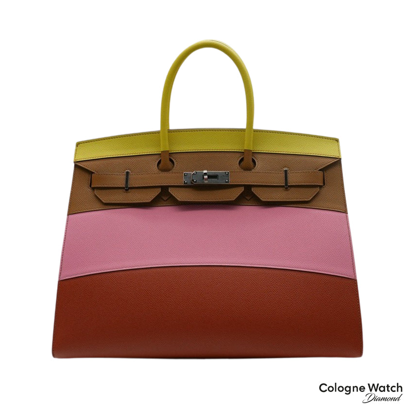 Hermès Birkin 35 Sellier Sunrise Rainbow Epsom ○ Labellov ○ Buy and Sell  Authentic Luxury