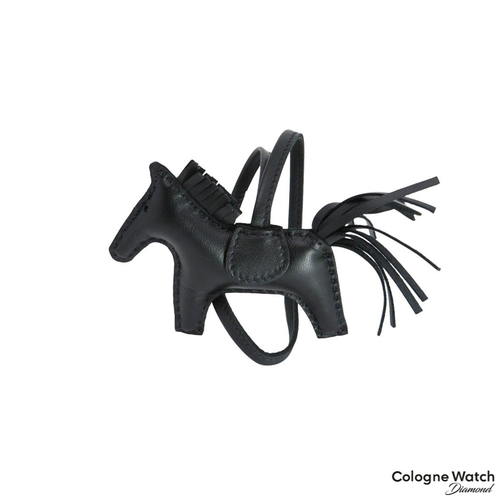 NEW Hermes So Black Rodeo Horse Charm PM (so black)