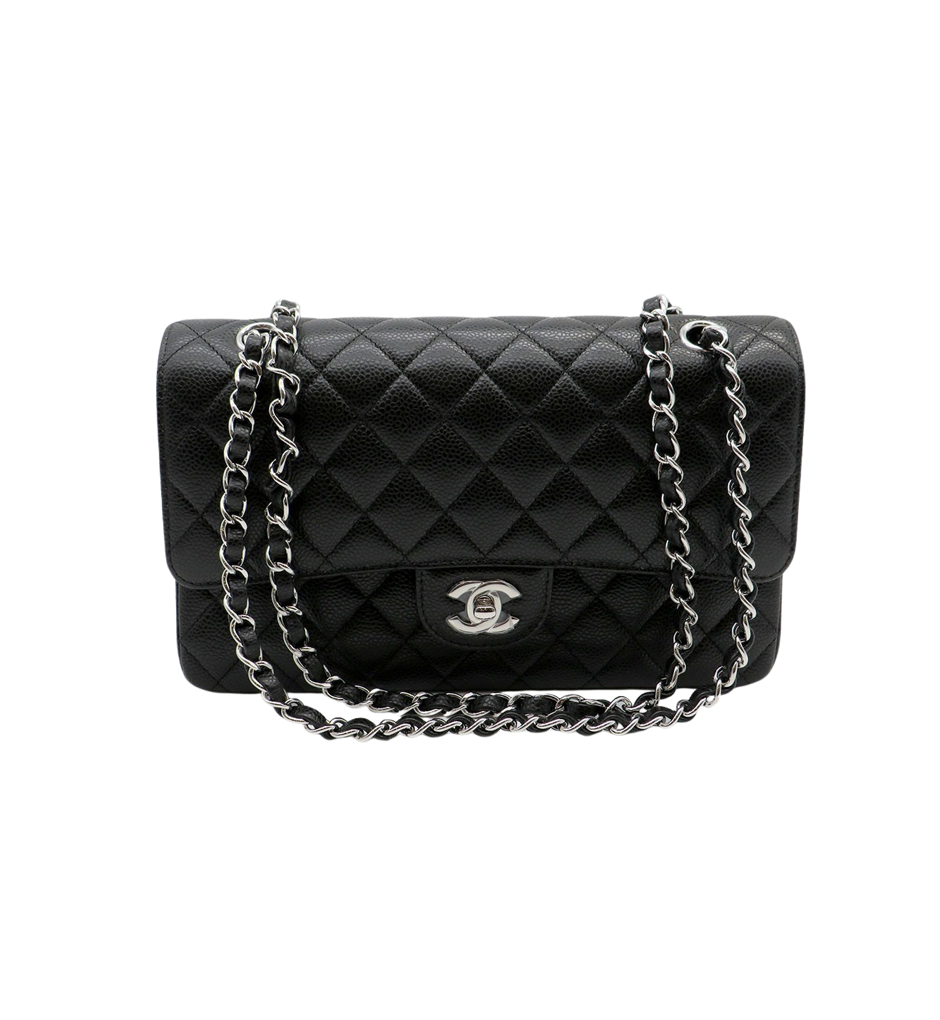 Chanel Flap Bag Caviar calfskin in Black