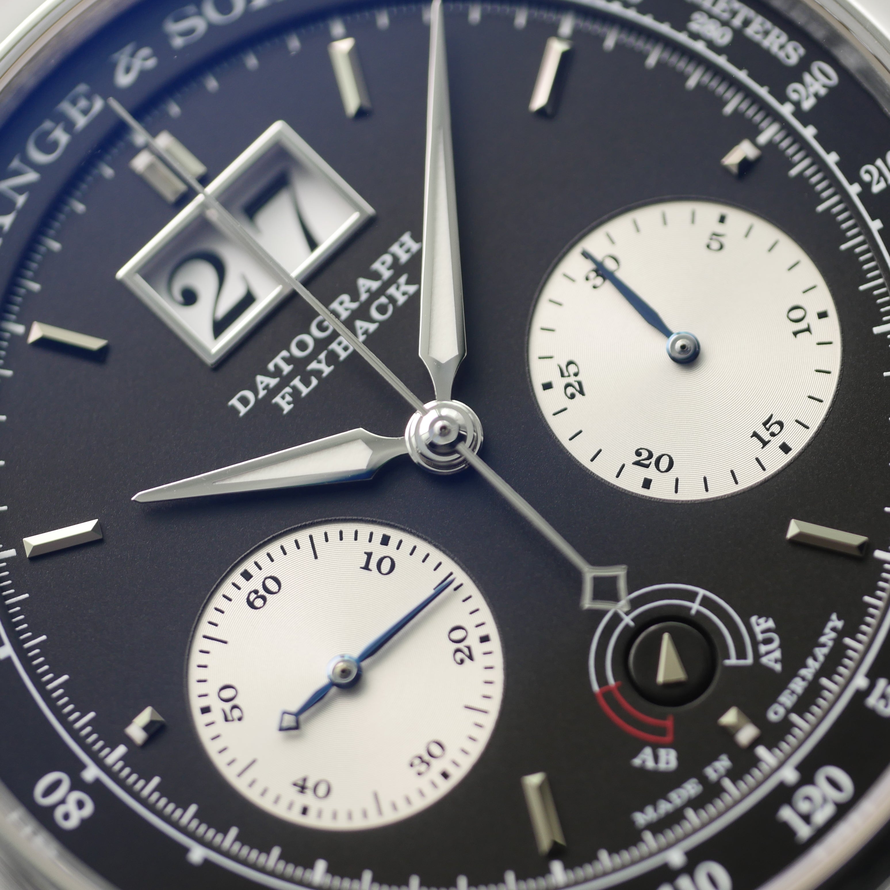 A.Lange & Soehne Datograph Flyback AUF / AB Platin 405.035 - 2017