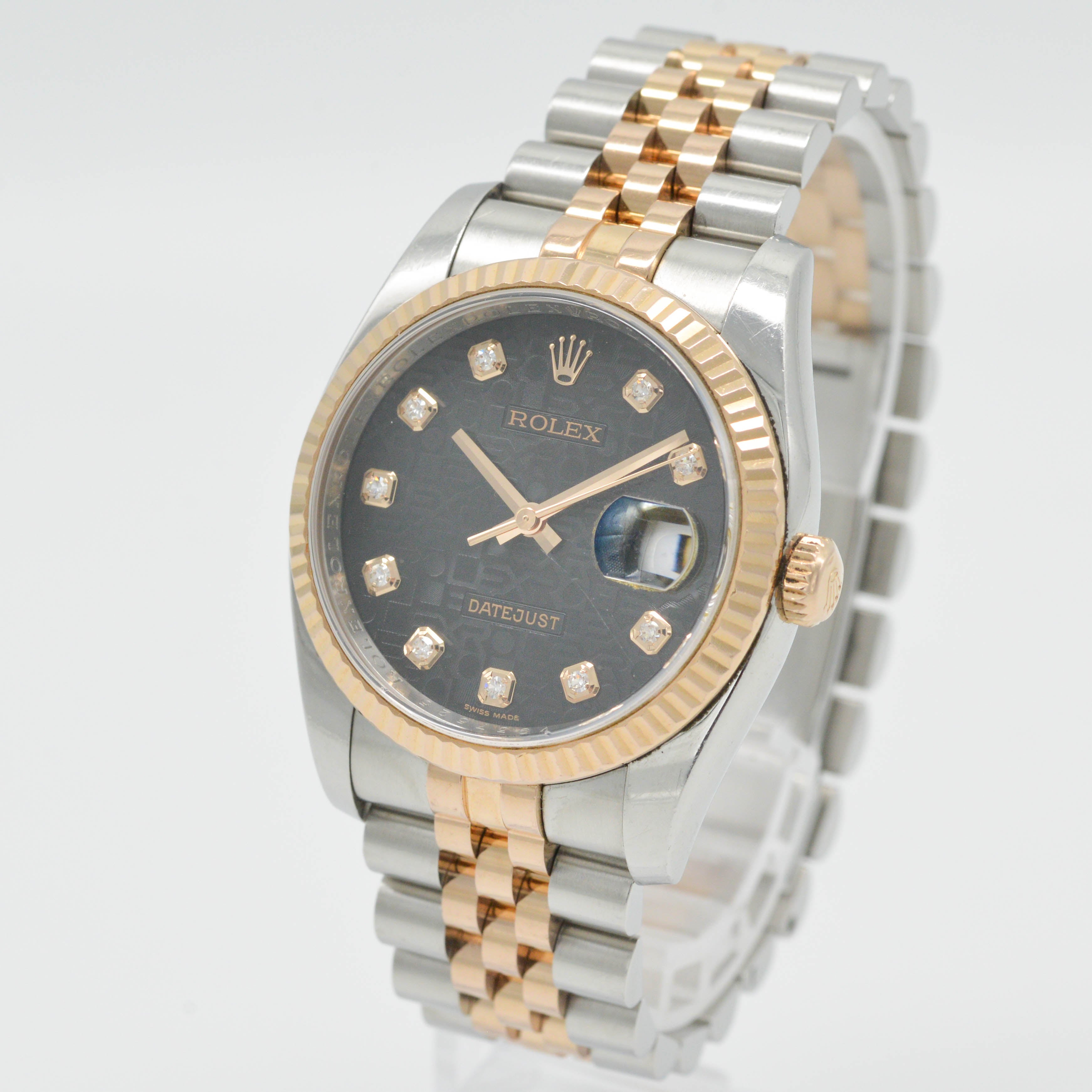 Rolex Datejust 36mm Steel / Rose Gold 116231 - 2011