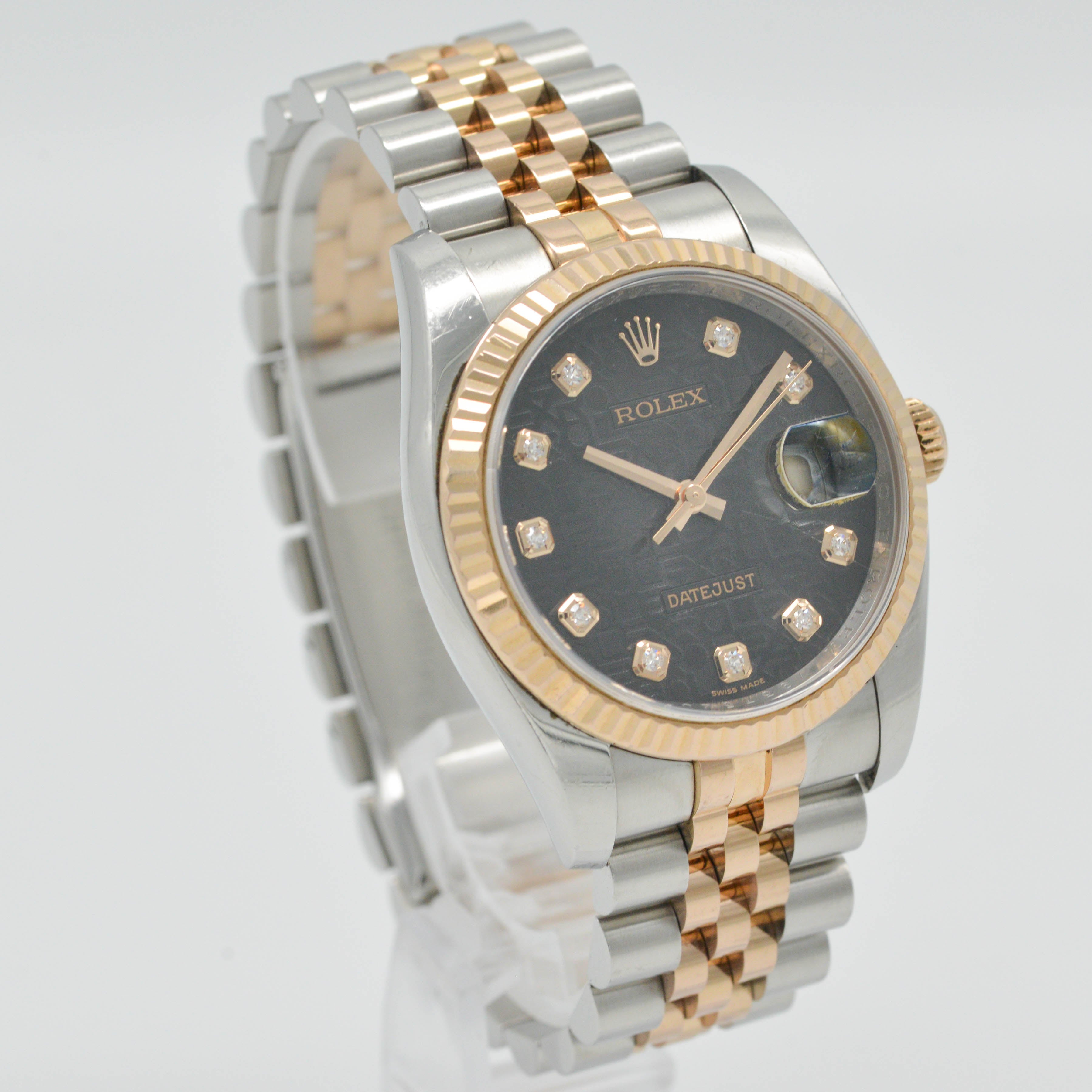 Rolex Datejust 36mm Steel / Rose Gold 116231 - 2011