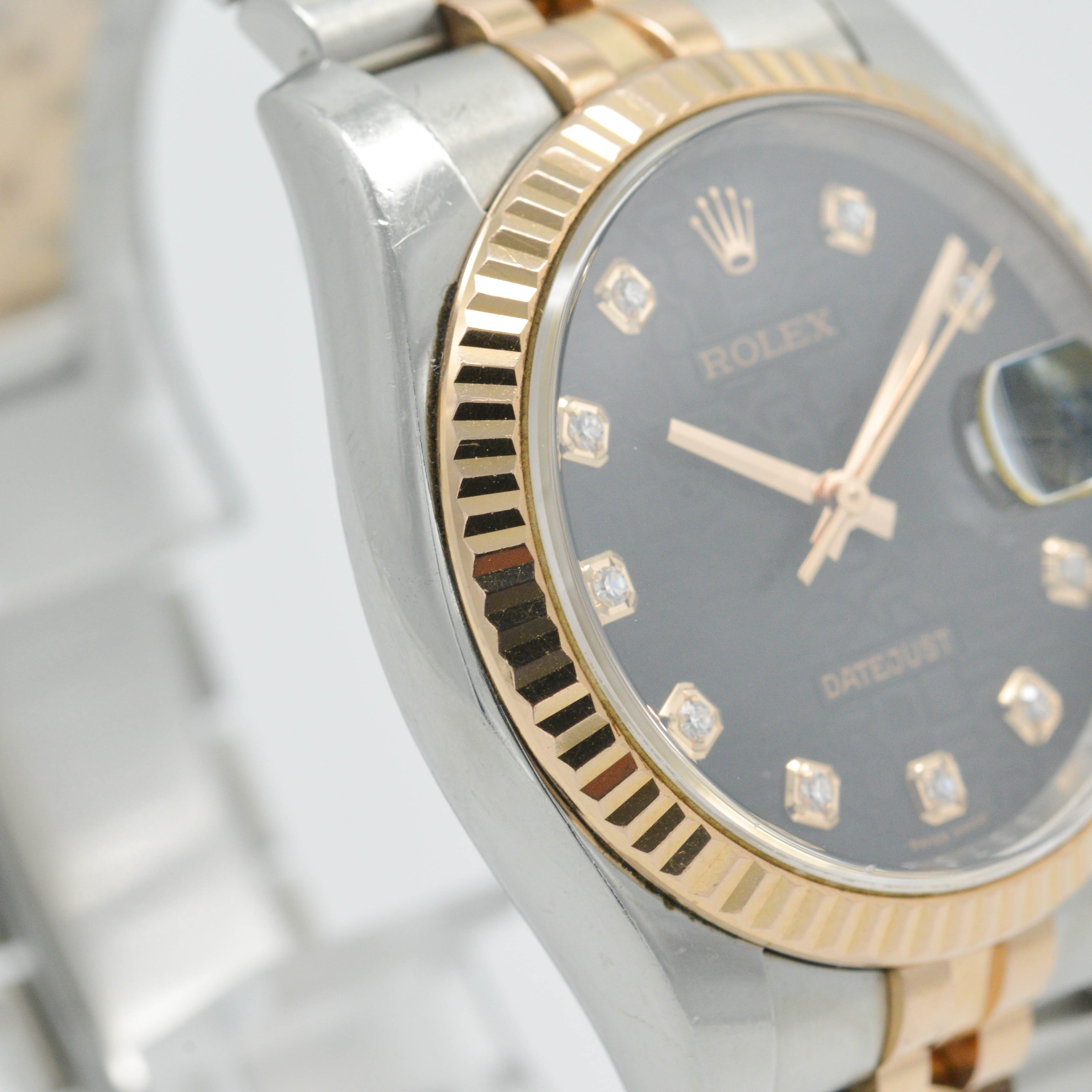 Rolex Datejust 36mm Stahl / Roségold 116231 - 2011