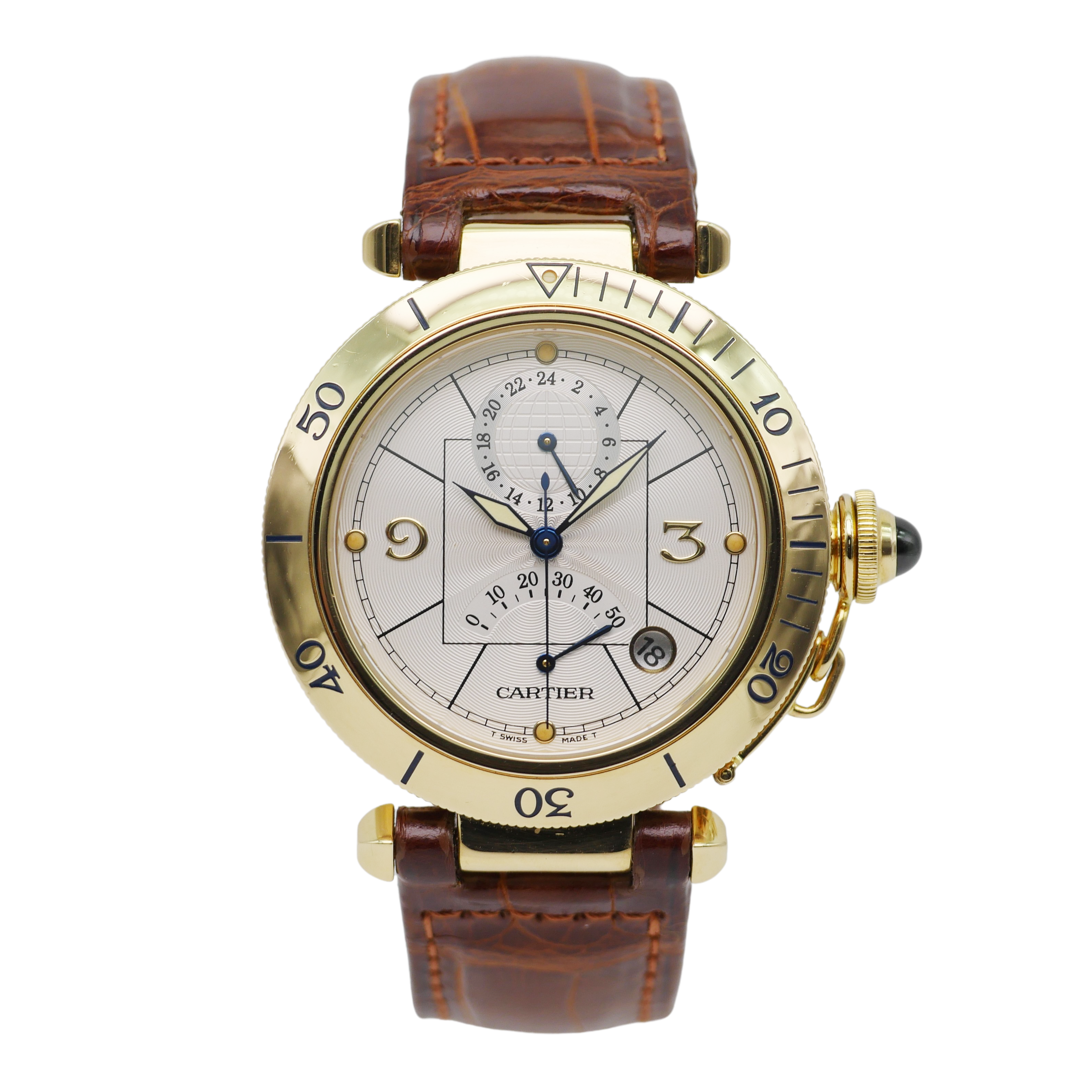 Cartier Power Reserve GMT Yellow Gold 2395 - 1999