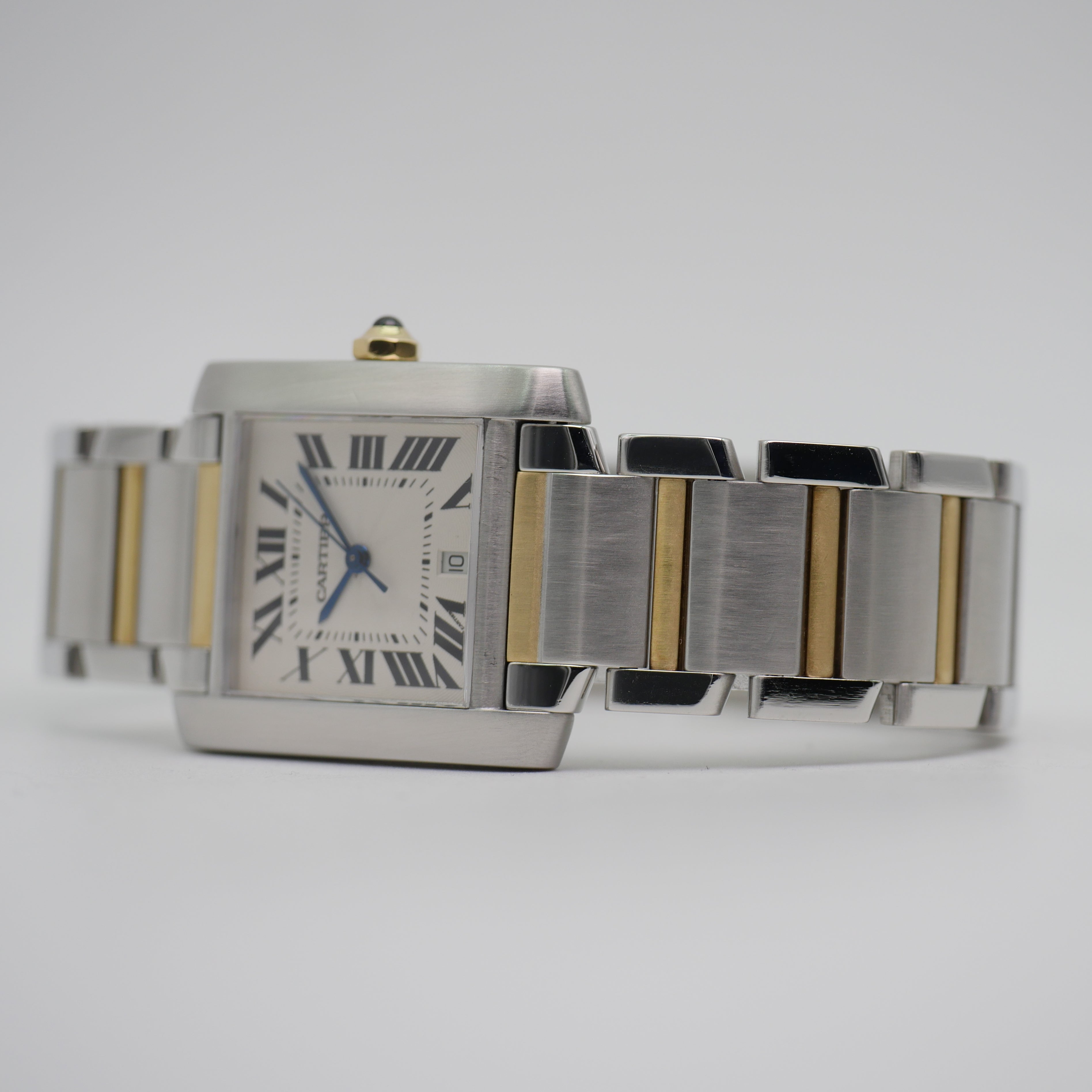 Cartier Tank Francaise Stahl / Gelbgold 2302 - 1998