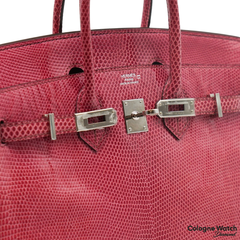 Birkin 25 leather handbag Hermès Pink in Leather - 36524629