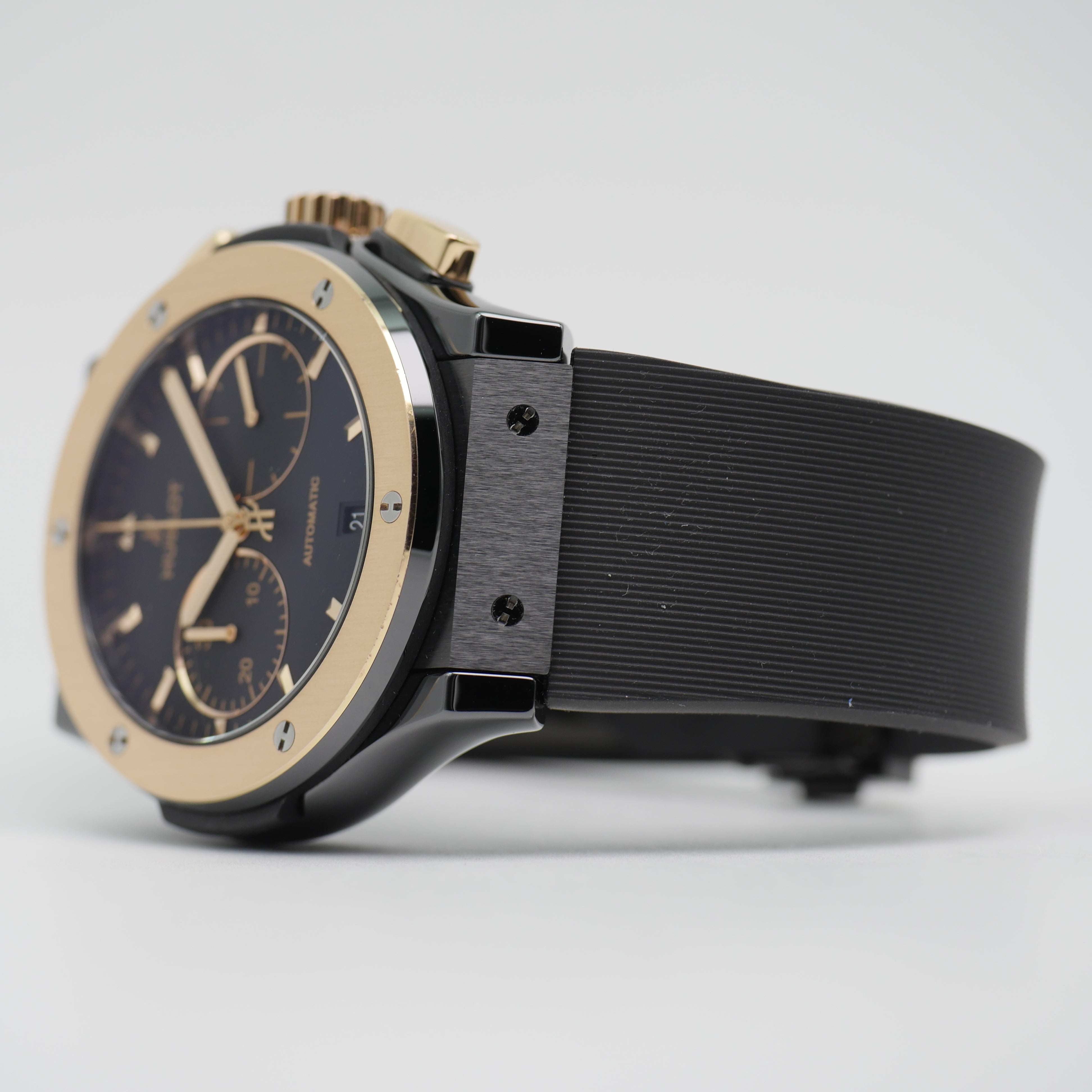 Hublot ceramic king on sale gold