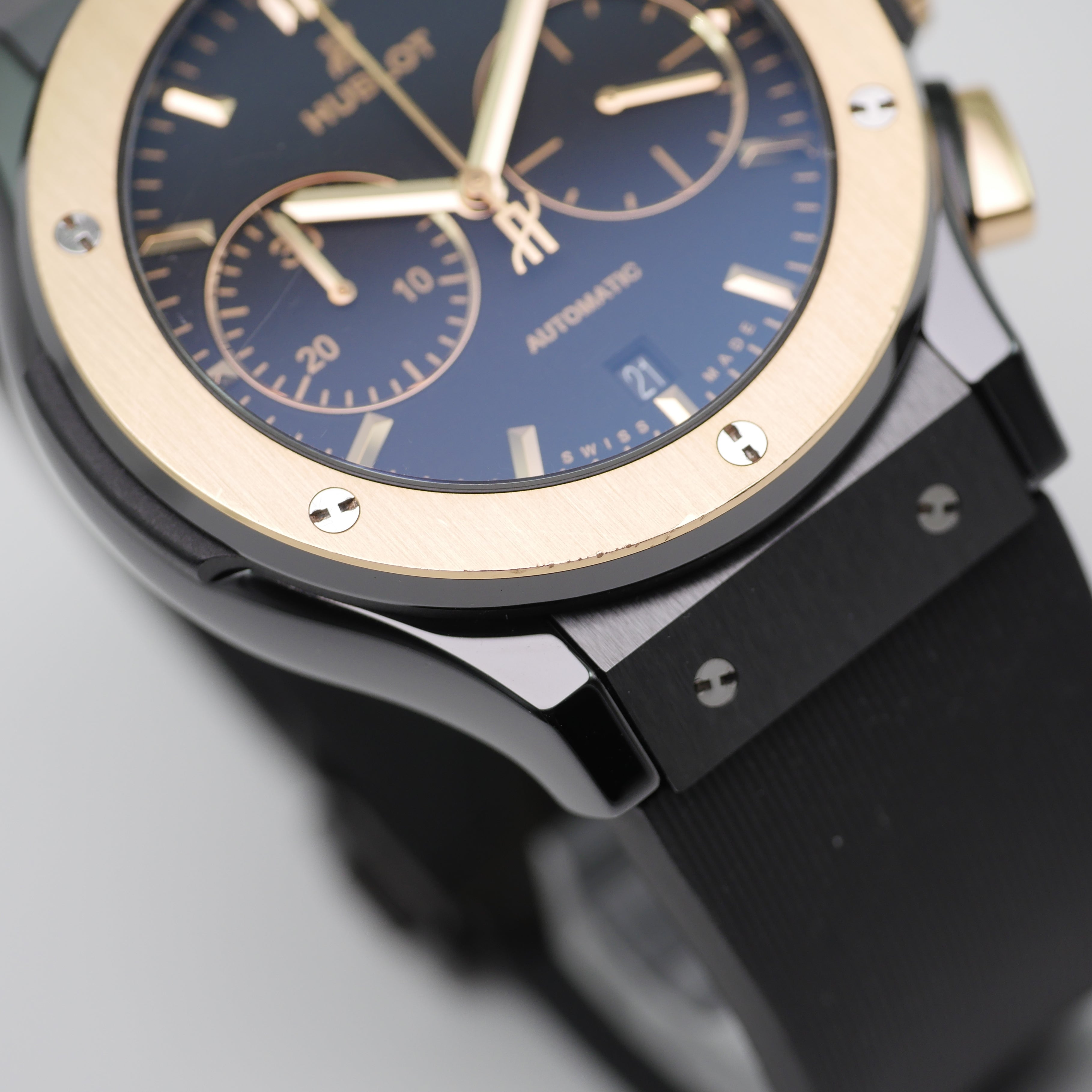 Hublot blue sales king gold