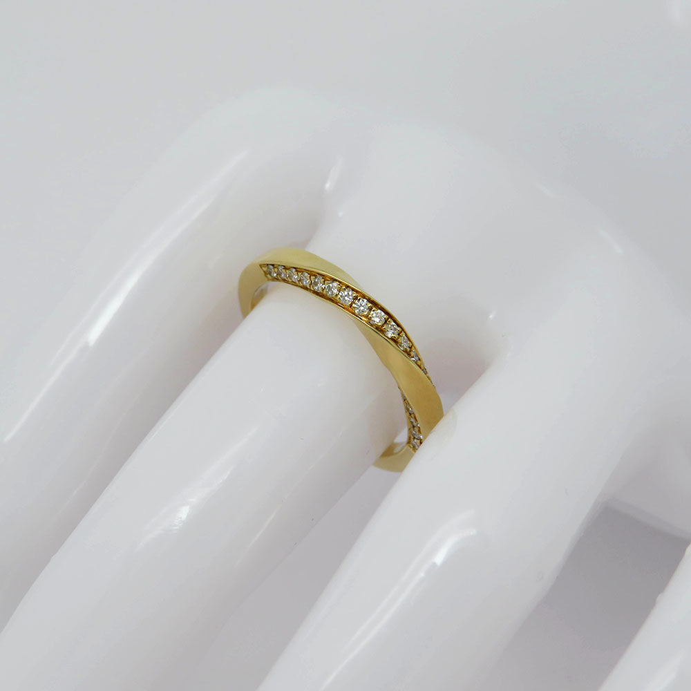 Ring mit 0,23ct TW-si Brillant in 750/18K Gelbgold Gr. 53