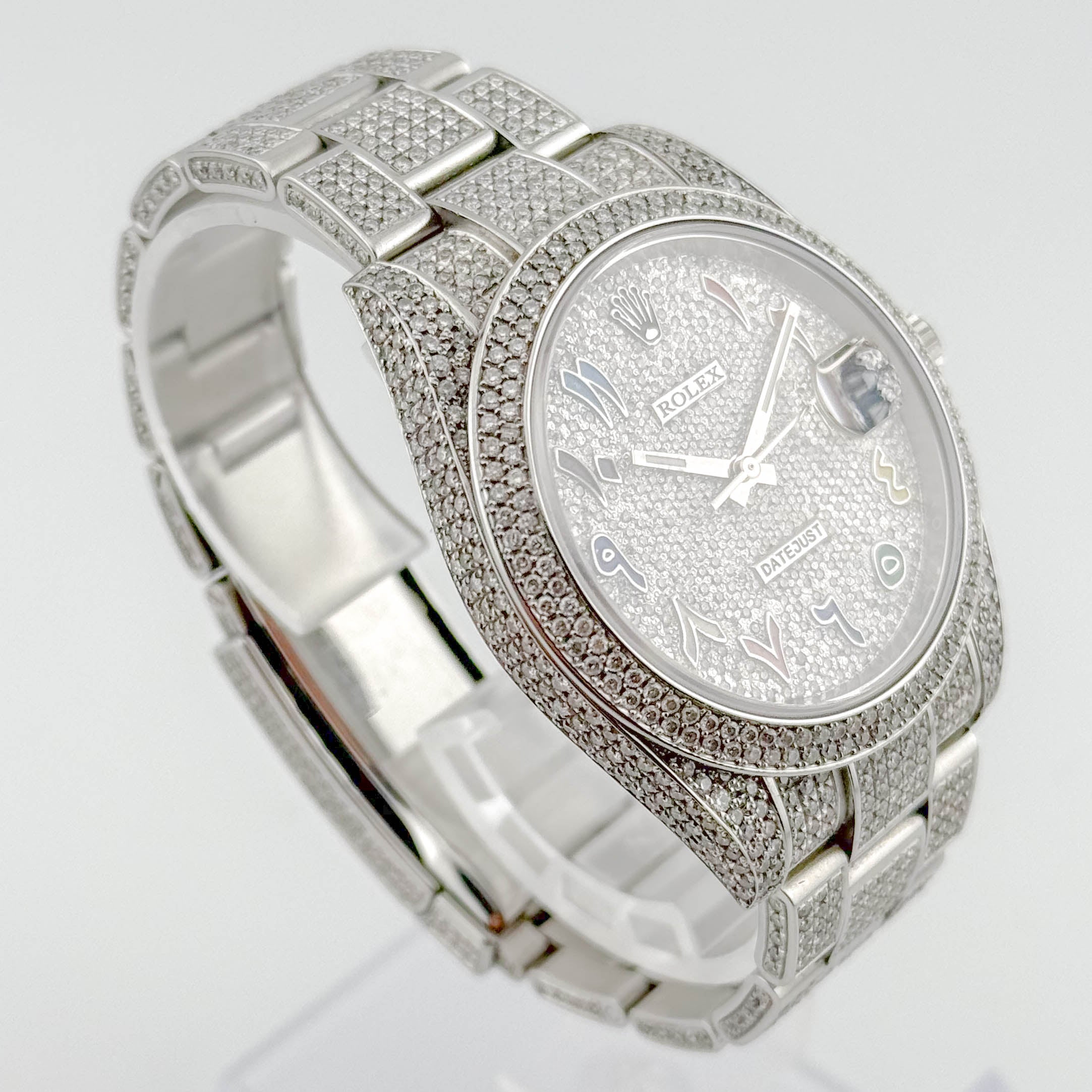 Rolex Datejust 41 Stahl Iced Out 126300 - 2020