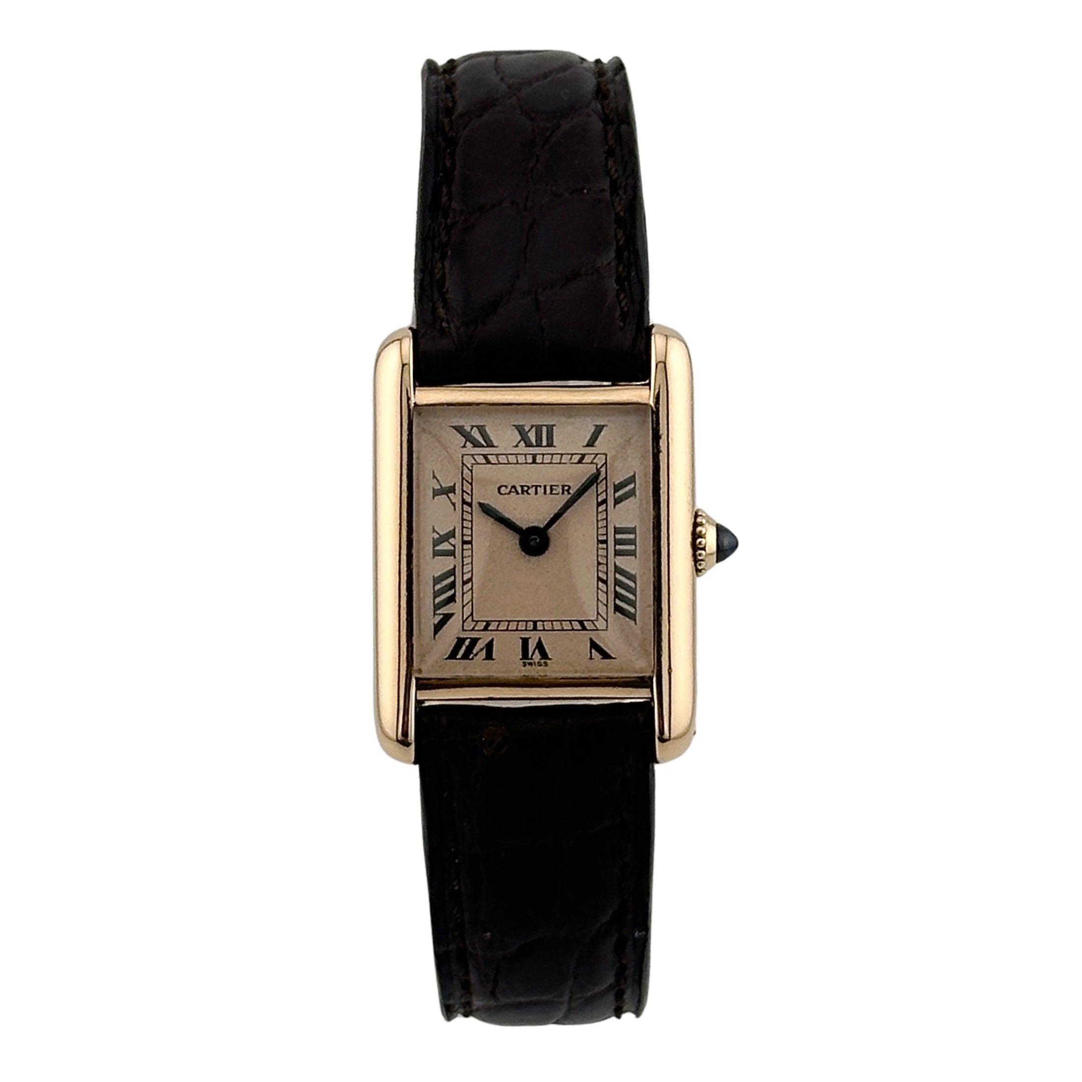 Cartier Tank Gelbgold 1140 - only watch