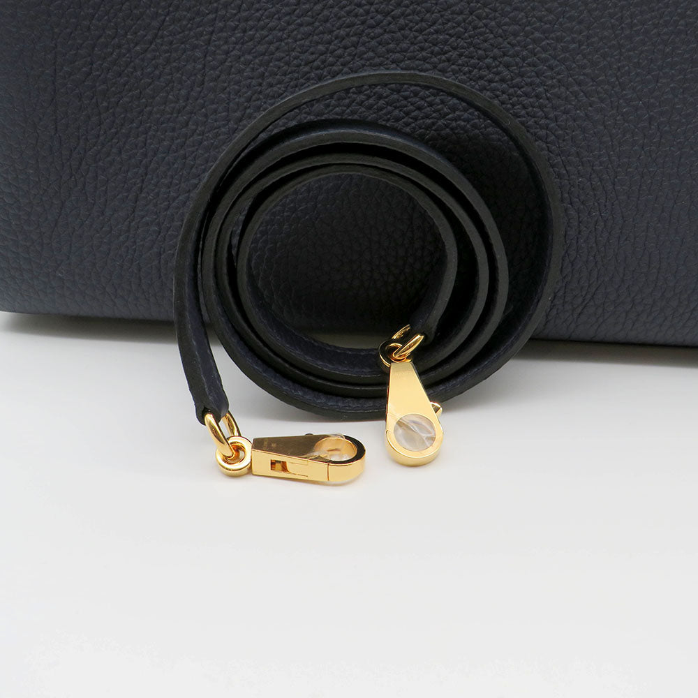 Hermès Kelly 32 Retourne Veau Togo leather 2Z bleu Nuit with Yellow Gold fittings