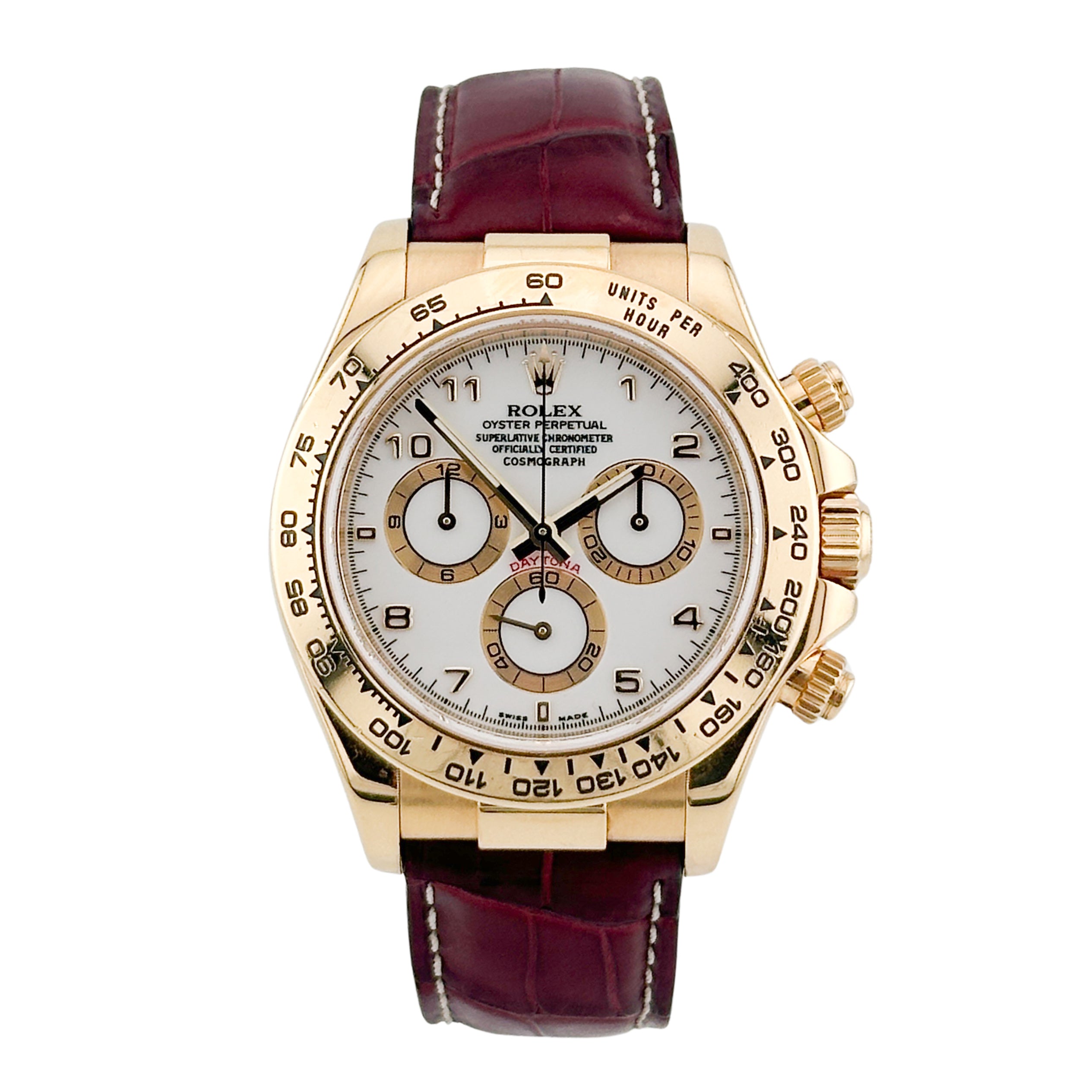 Rolex Daytona Gelbgold 116518- F Serie