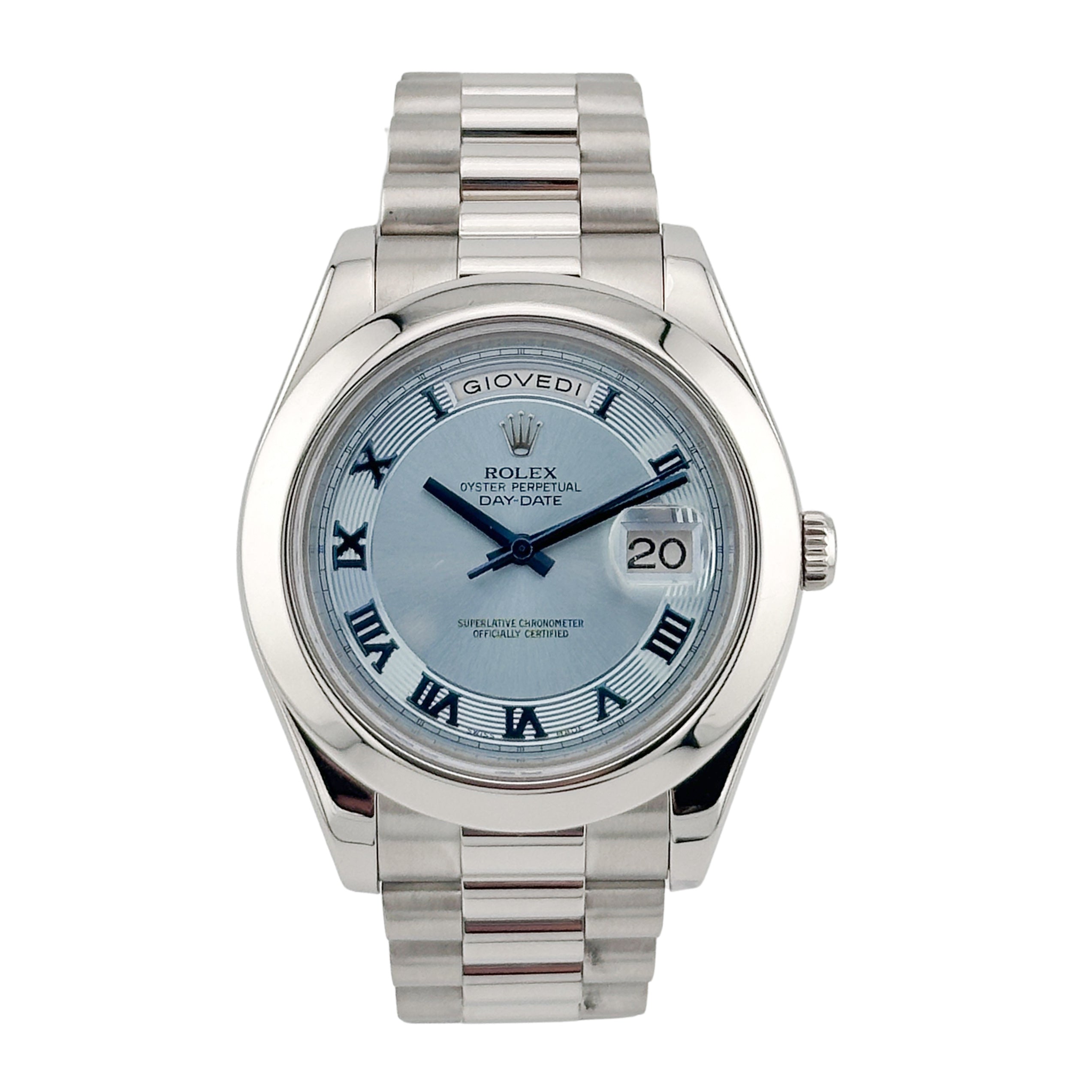 Rolex Day-Date II Platinum 218206 - 2009