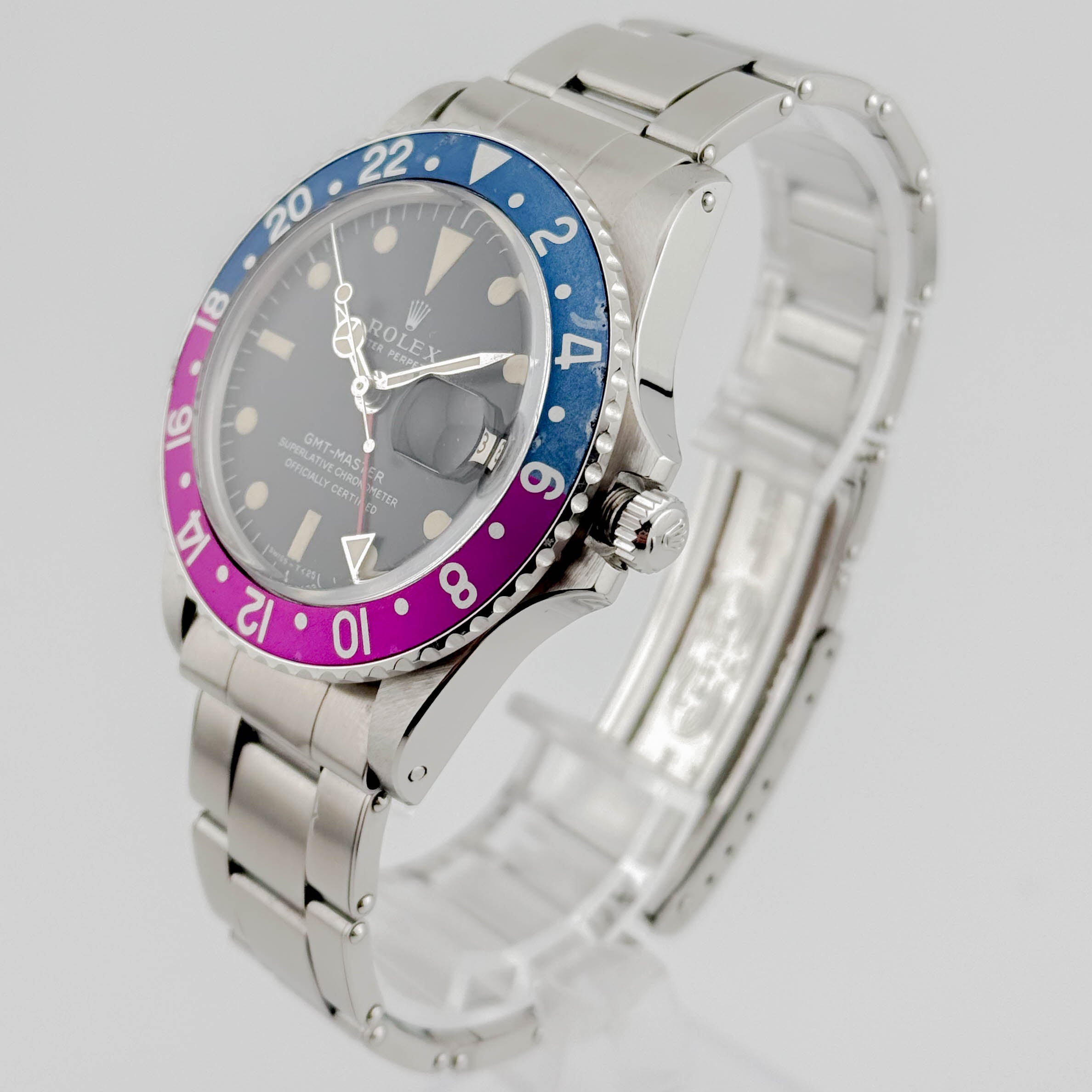 Rolex GMT-Master Stahl 1675 Fuchsia