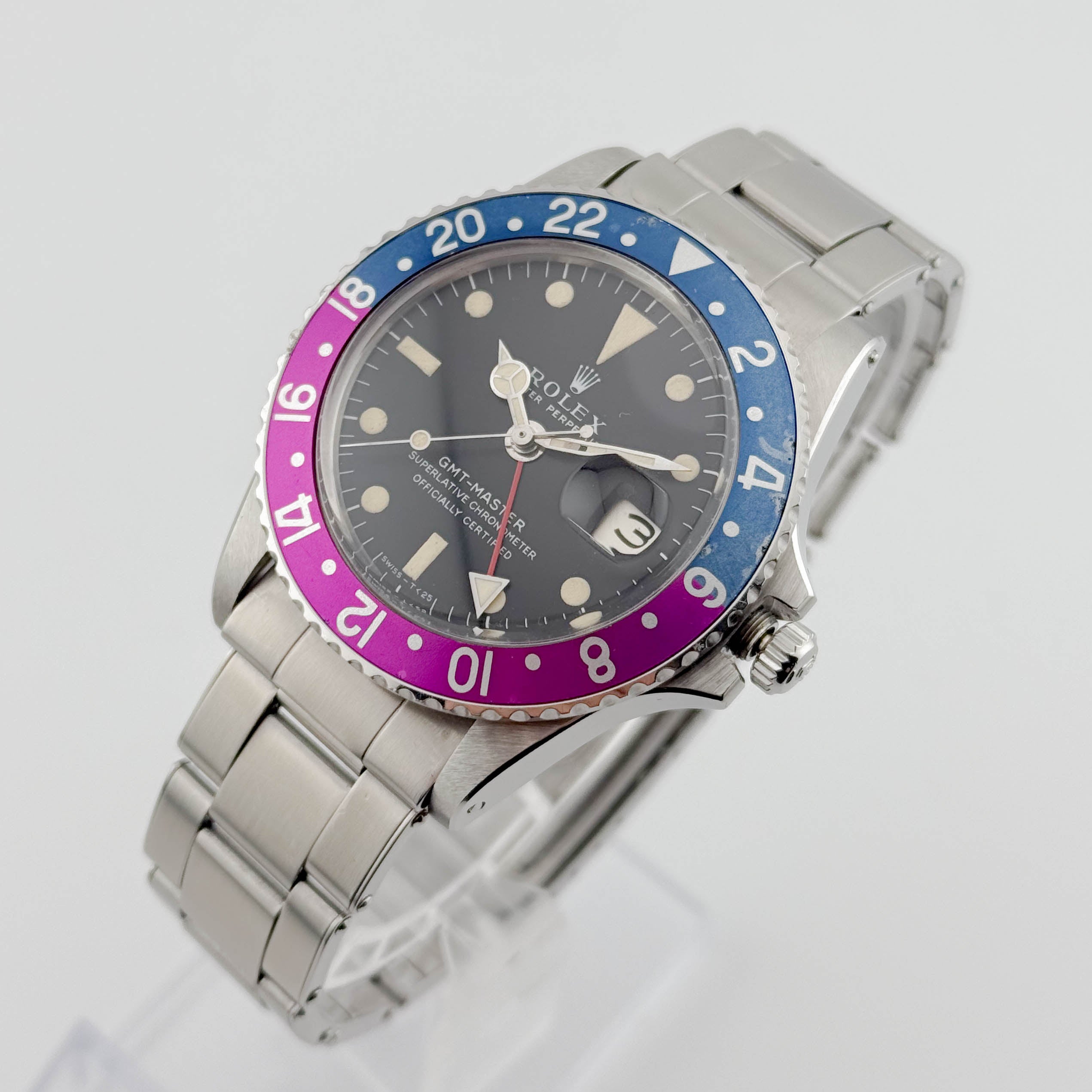 Rolex GMT-Master Stahl 1675 Fuchsia