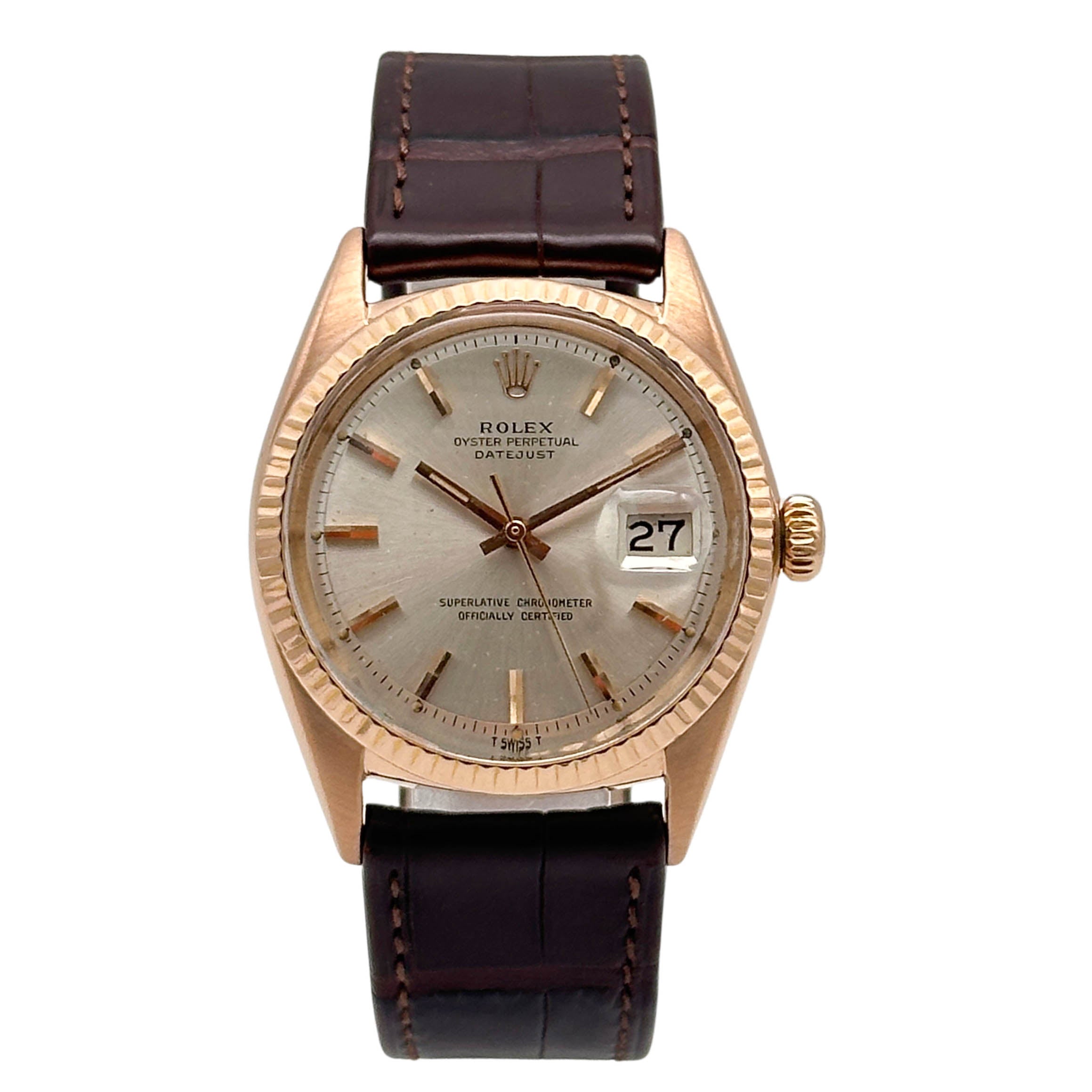 Rolex Datejust 36 rose gold 1601