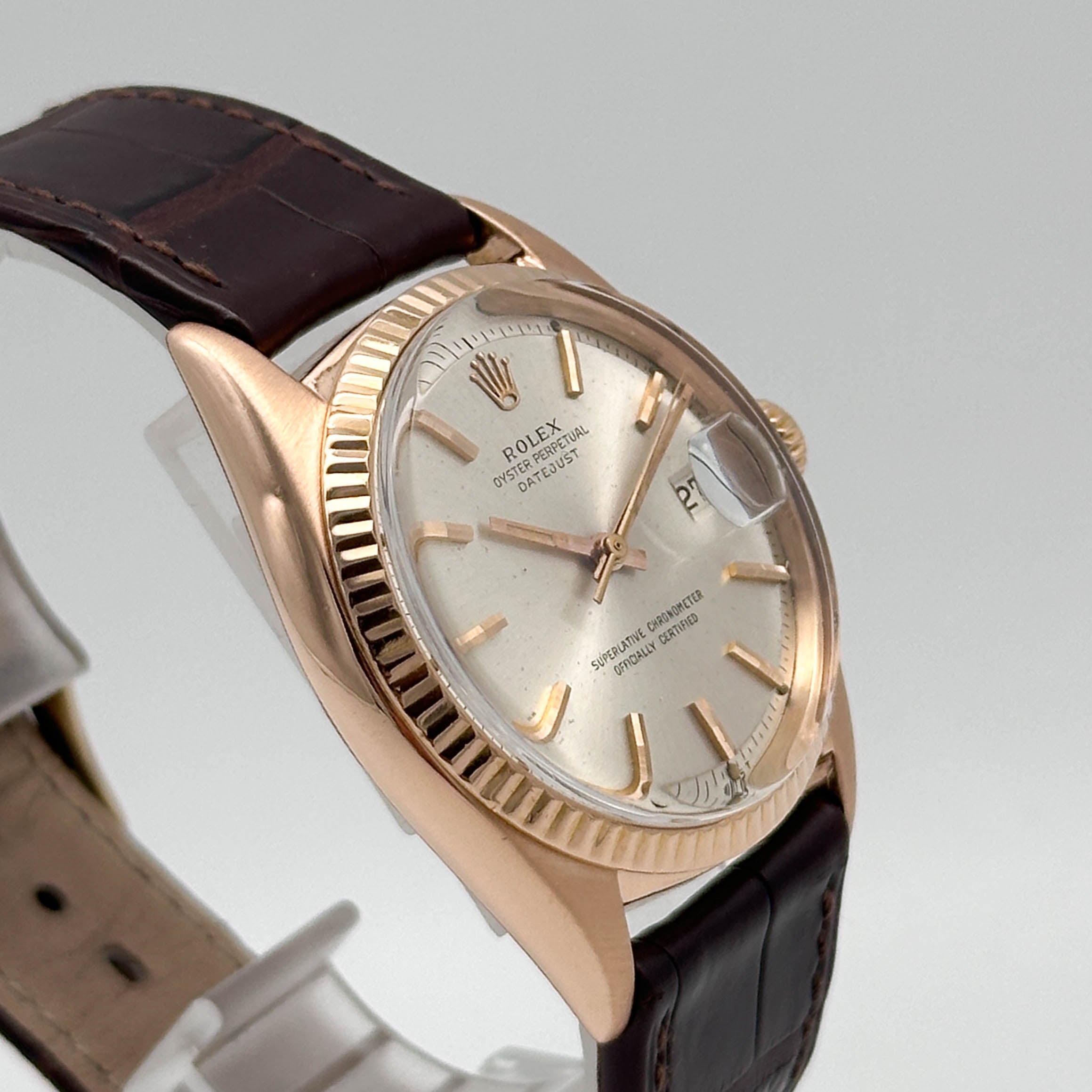 Rolex Datejust 36 rose gold 1601