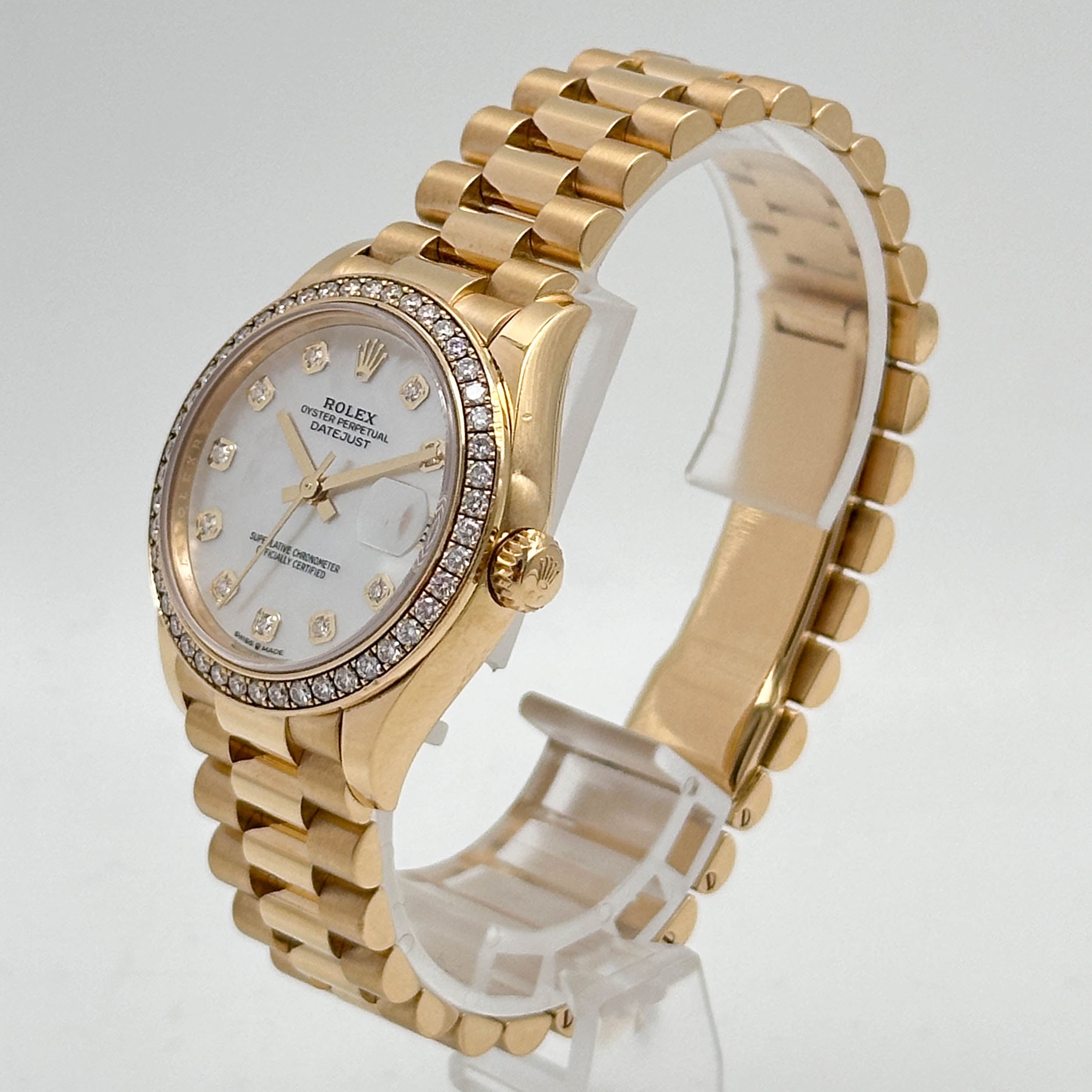 Rolex Datejust 31 Yellow Gold MOP Dial 278288RBR- 2022