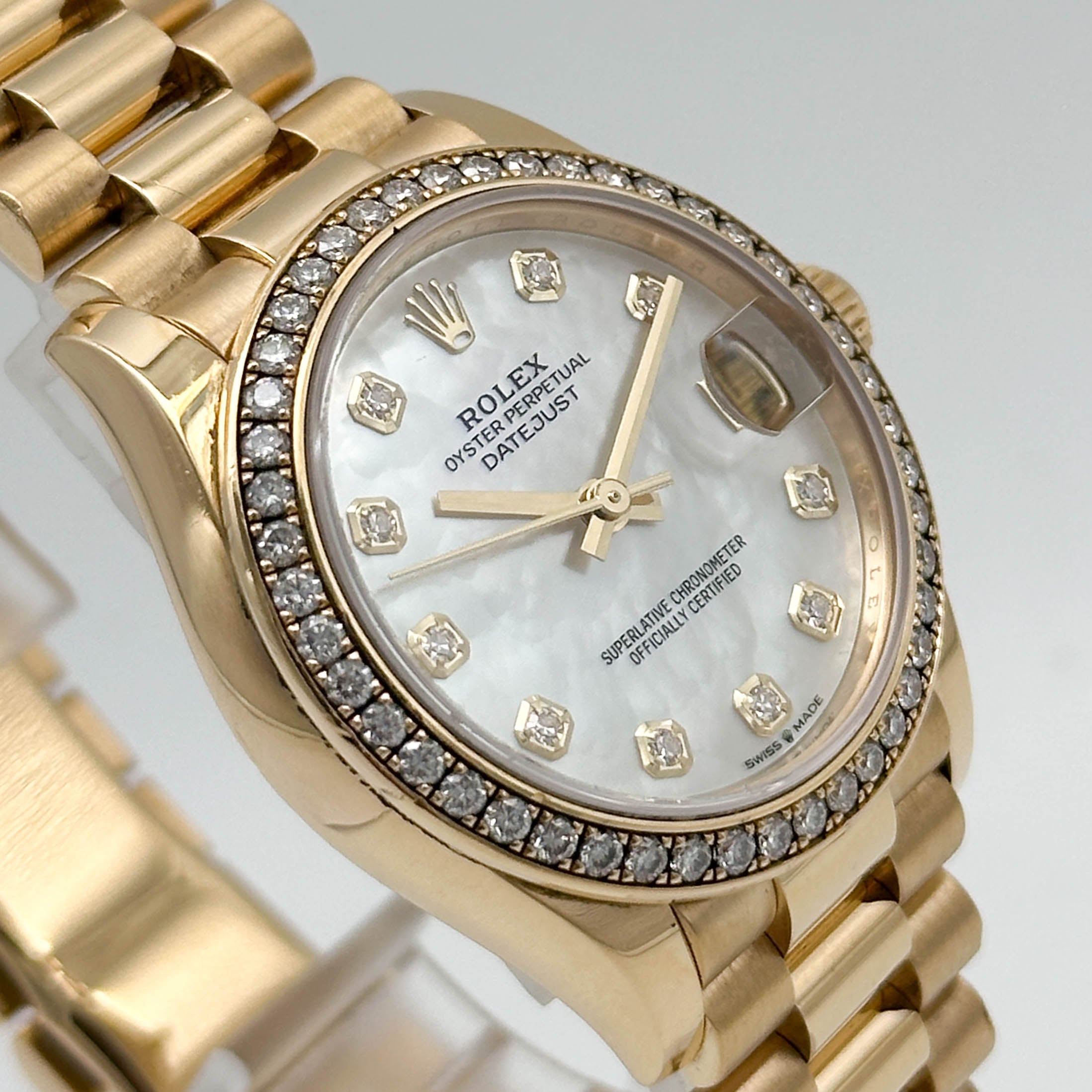 Rolex Datejust 31 Yellow Gold MOP Dial 278288RBR- 2022