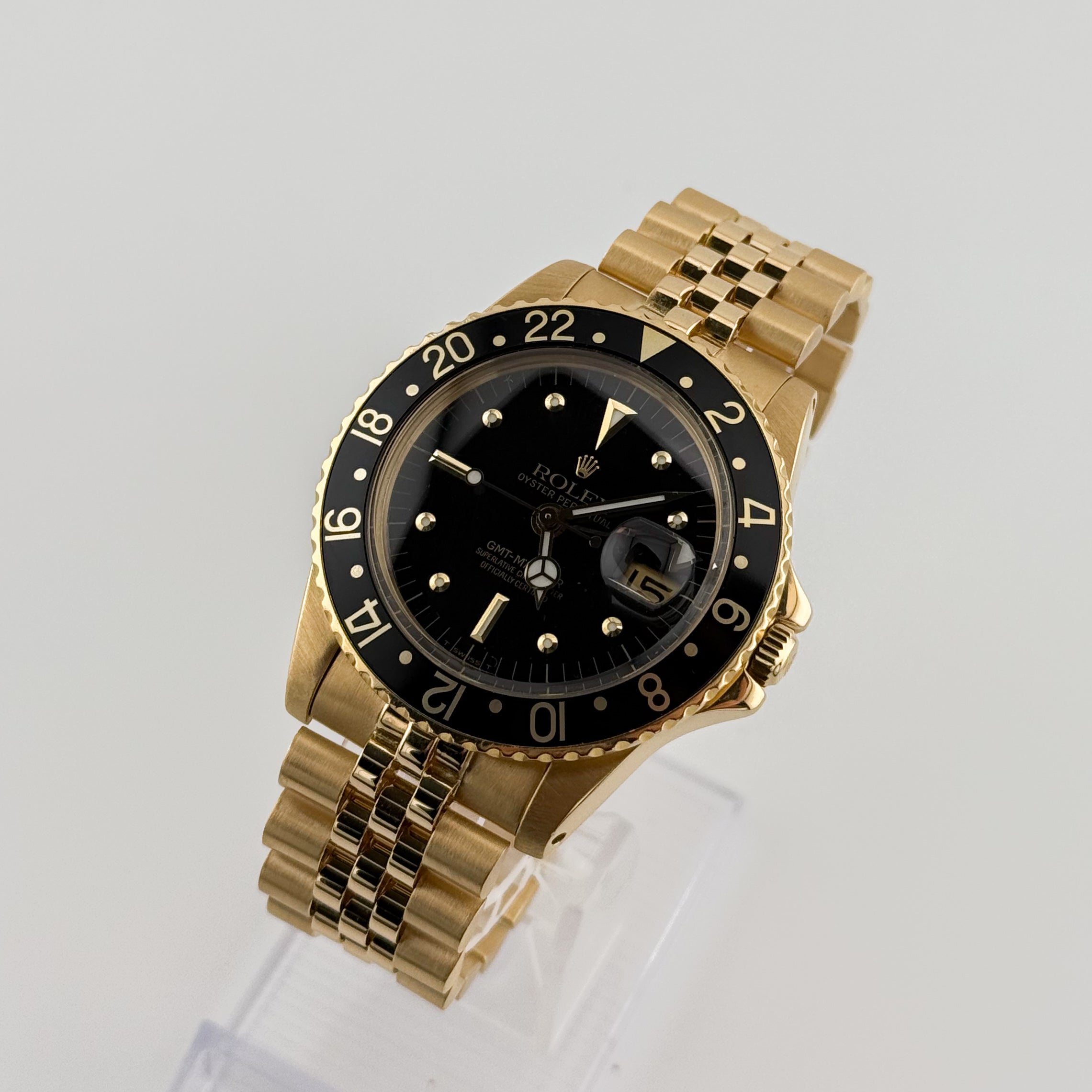 Rolex GMT Master 1675 gelbgold Nipple Dial