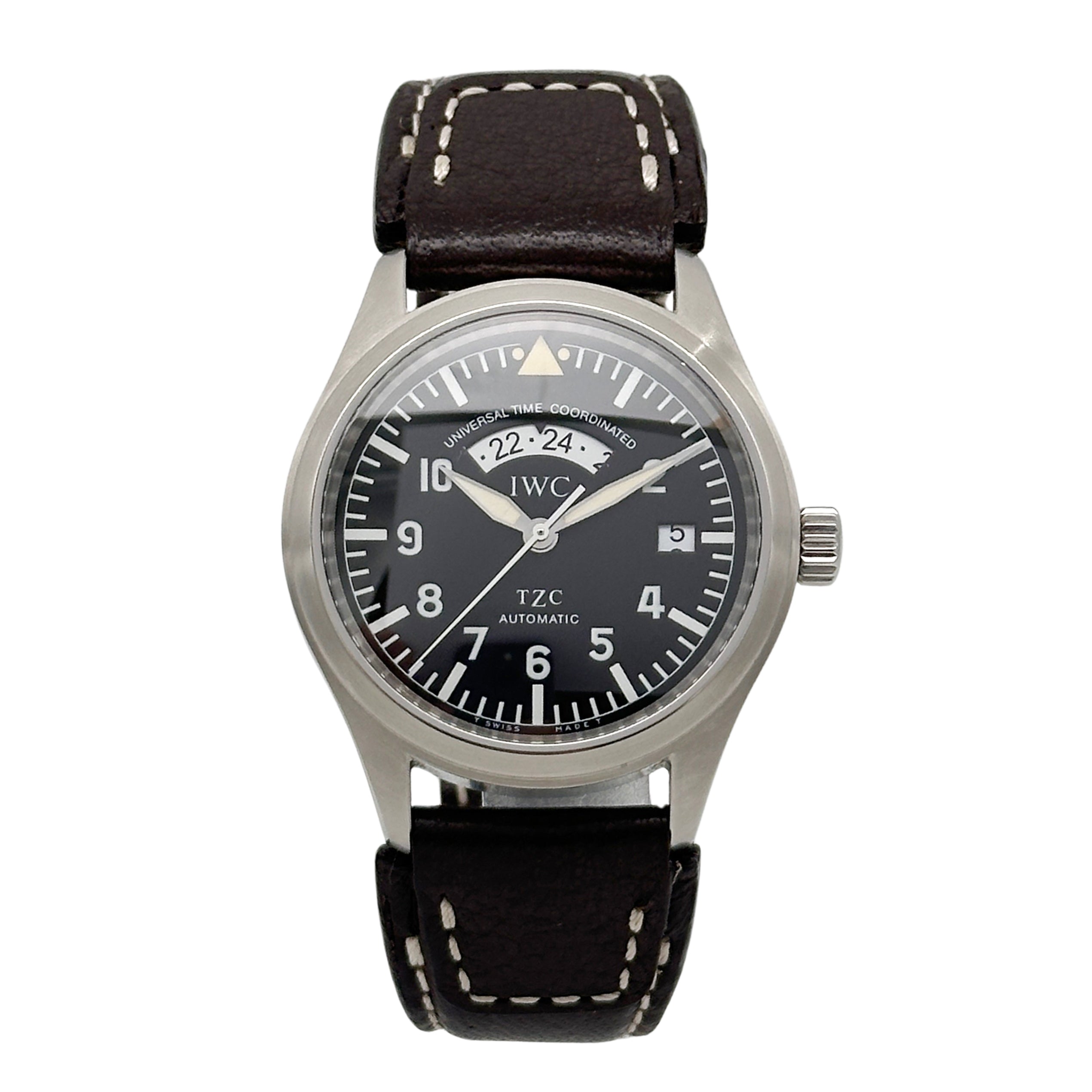 IWC Fliegeruhr Spitfire UTC Stahl IW3251