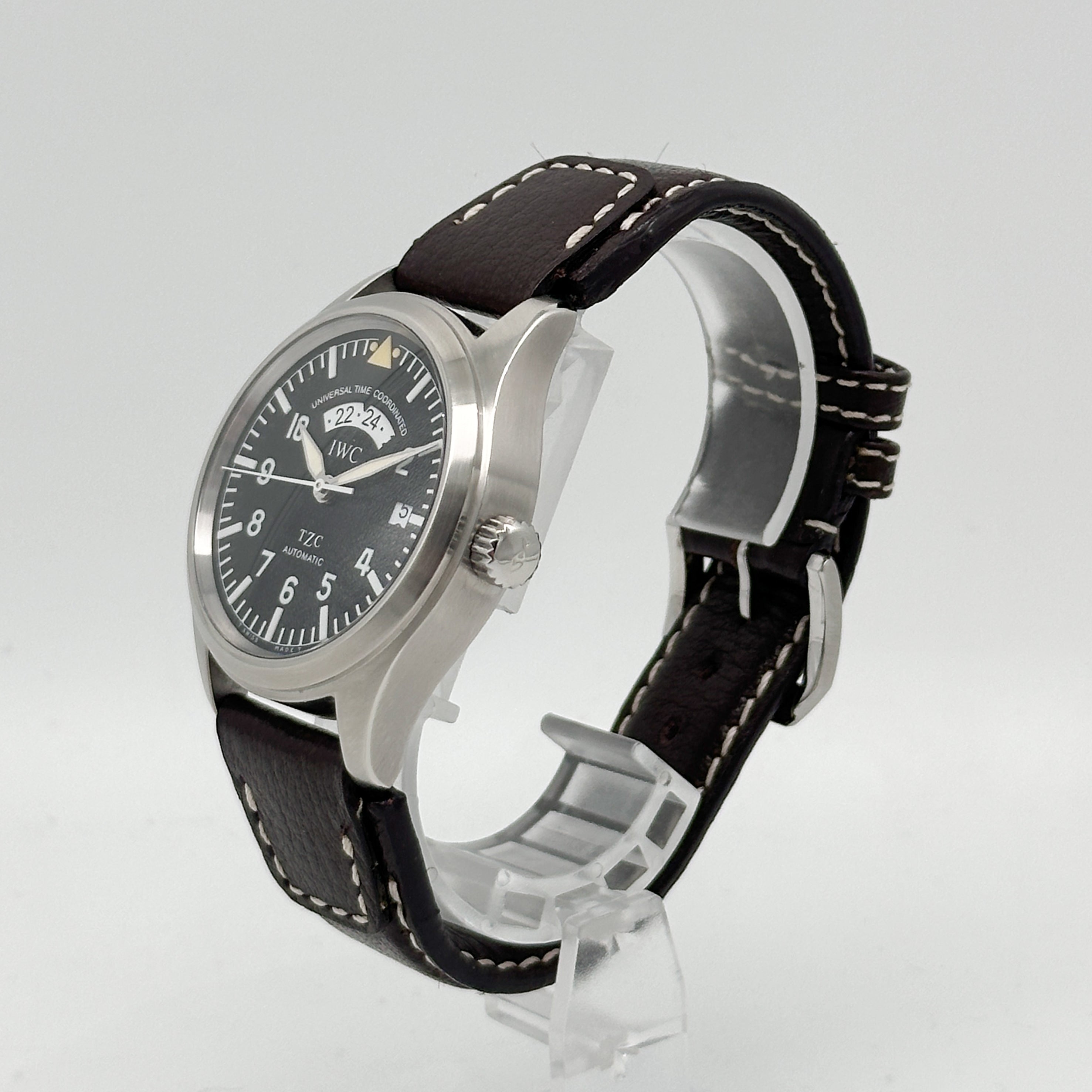 IWC Fliegeruhr Spitfire UTC Stahl IW3251