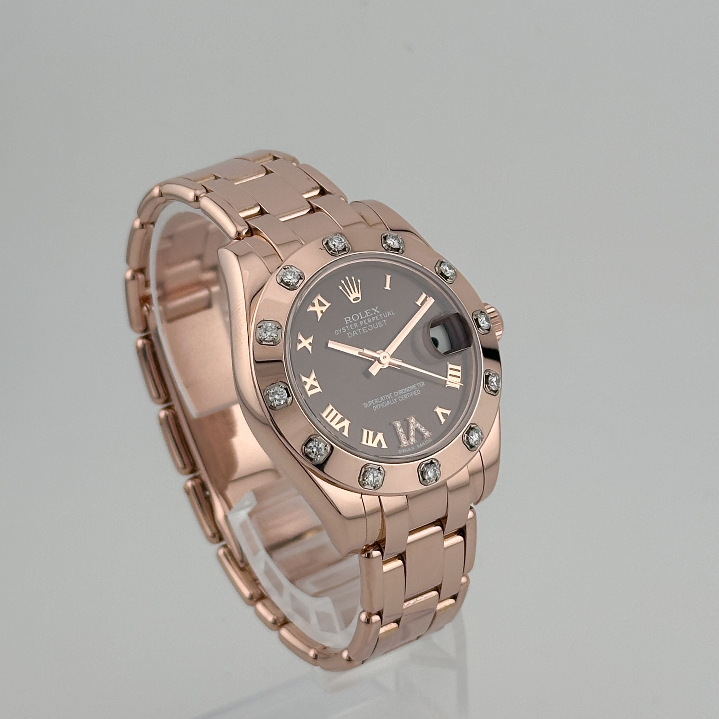 Rolex Pearlmaster  34 Roségold Factory 81315 - 2014