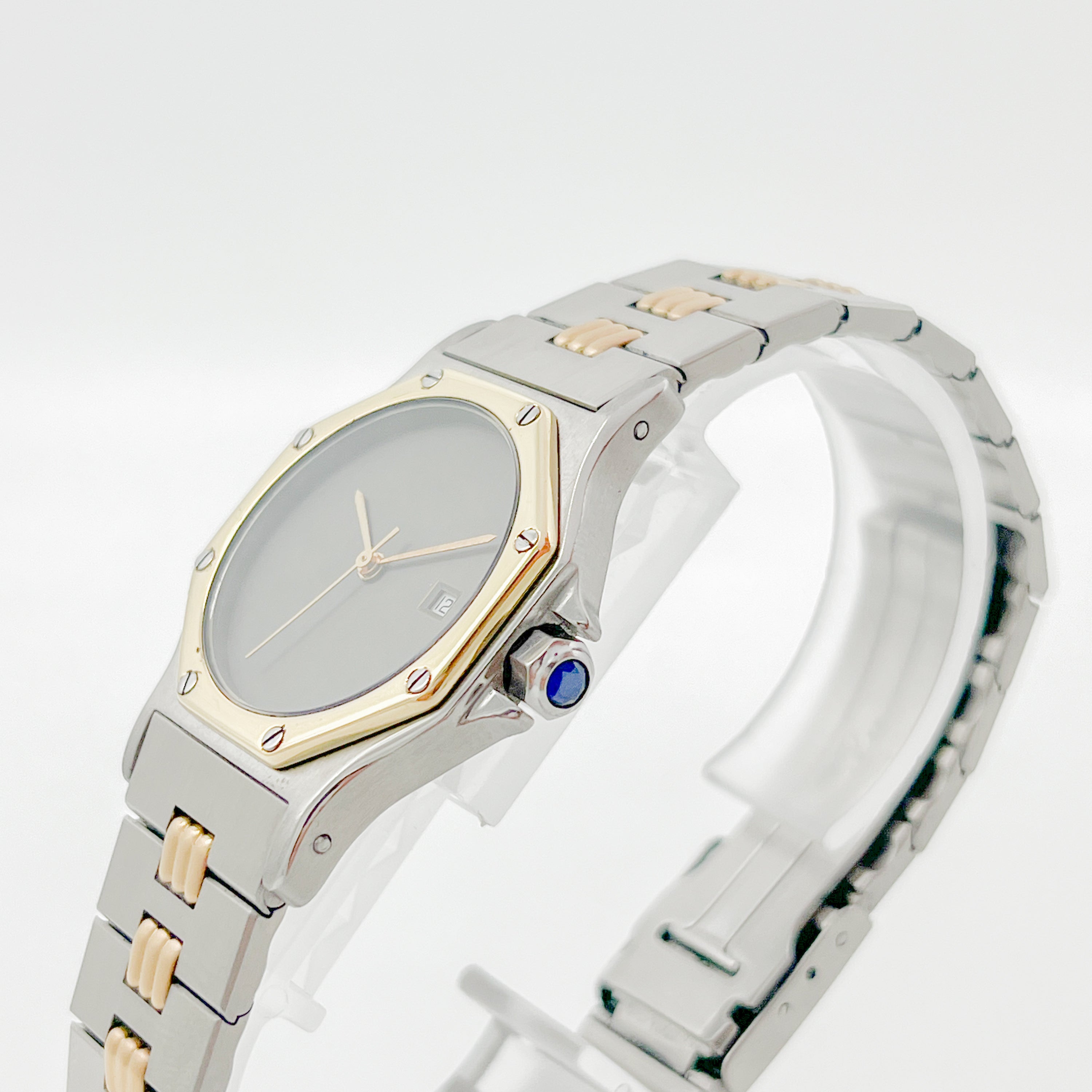 Cartier Santos Octagon Steel / Gold 1989