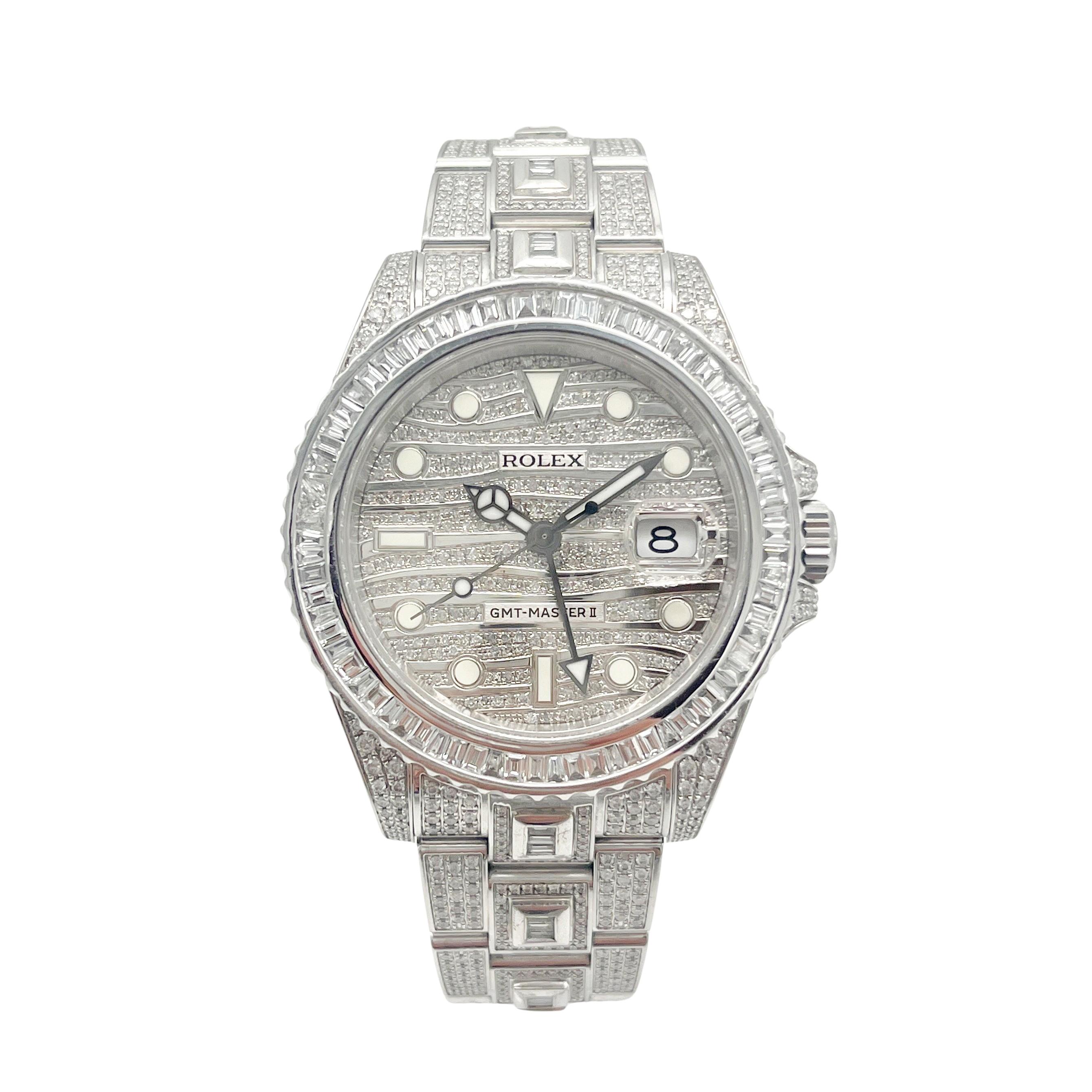 Rolex Explorer II Steel Iced Out 216570