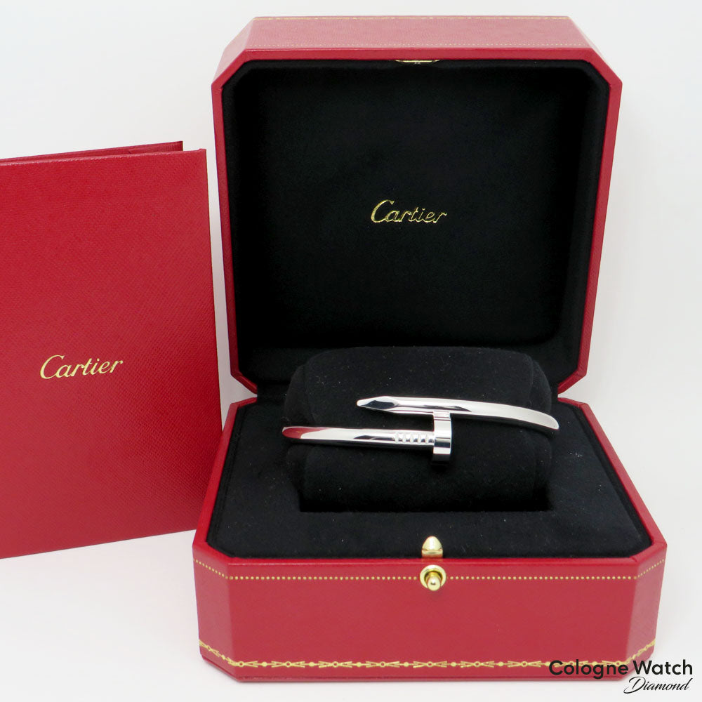 Cartier Juste Un Clou Armreif neues Modell in 750 18K Wei gold Gr. 20