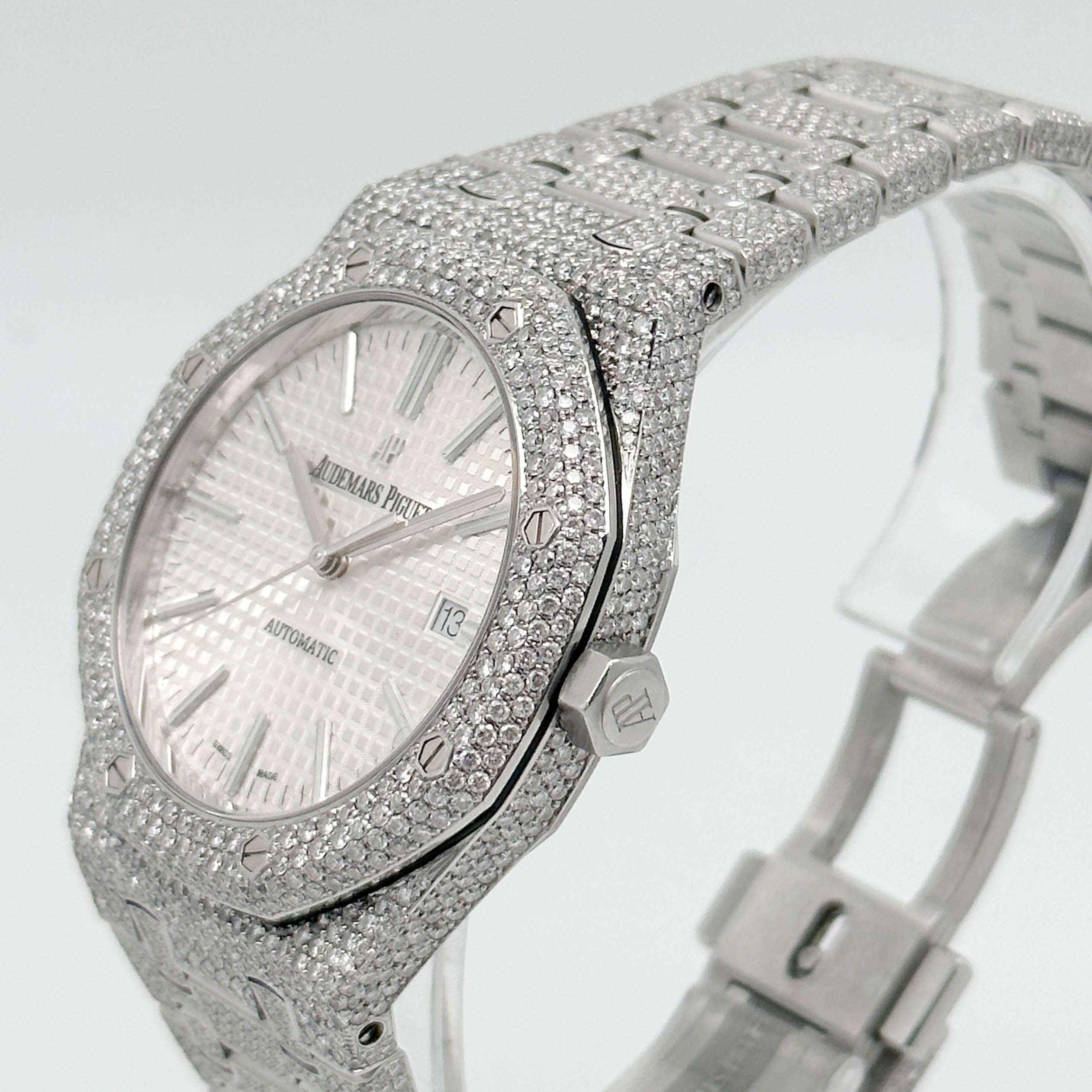 Iced out audemars piguet royal online oak