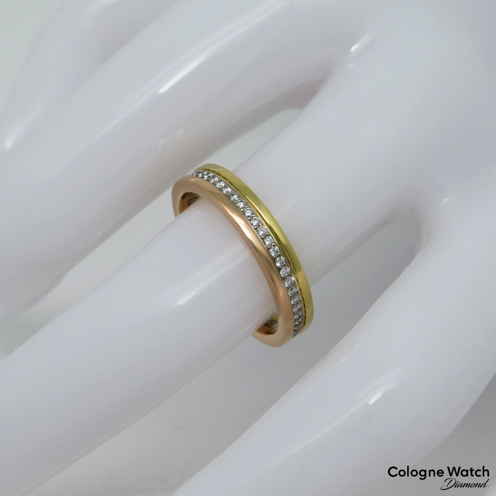 Cartier Trinity Vend me Louis Ring mit 0 23ct Brillant in 750 18K Gold Gr. 52