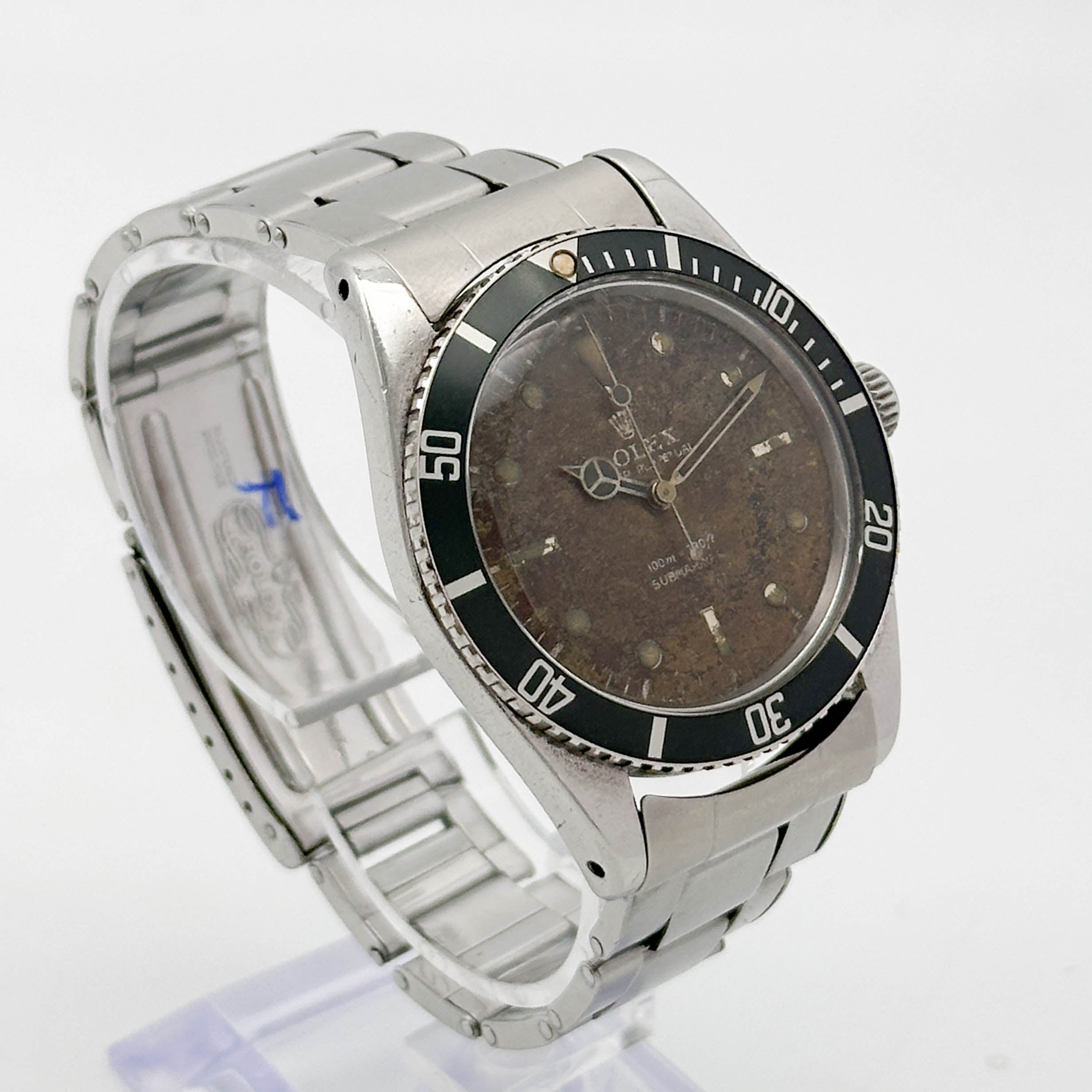 Rolex Submariner No Date tropical dial Steel 6536-1