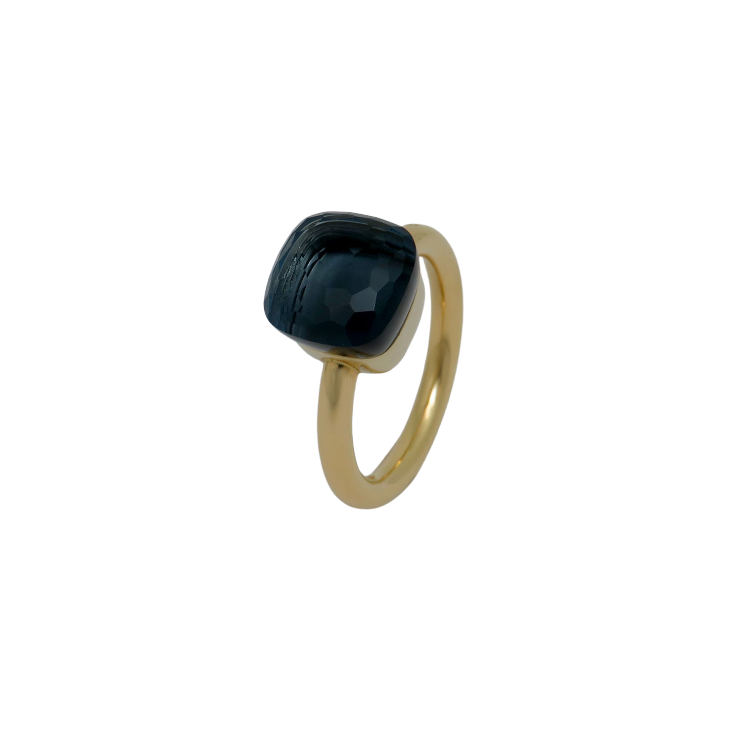 Pomellato Nudo Classic Ring London Blue Topas in 750/18K Rosegold Gr. 52