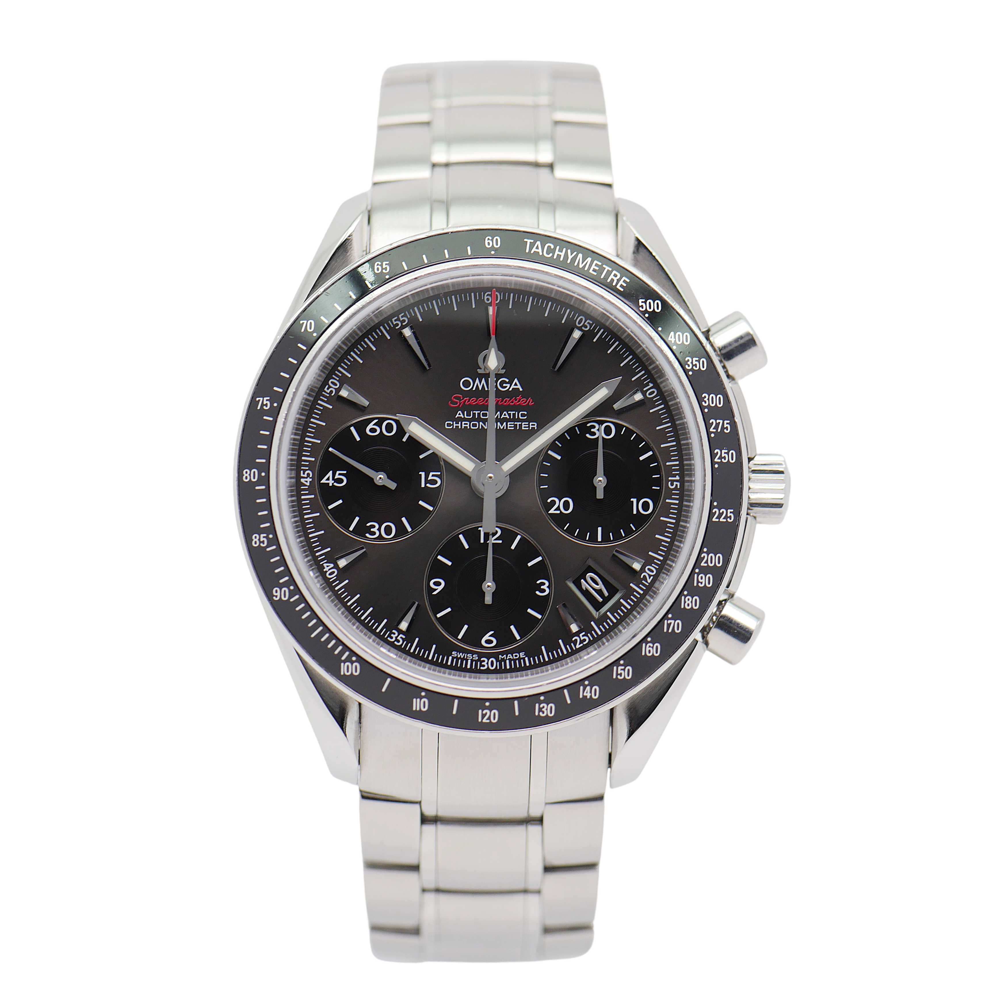 Omega Speedmaster Date Chronograph Stahl 32330404006001 - 2010