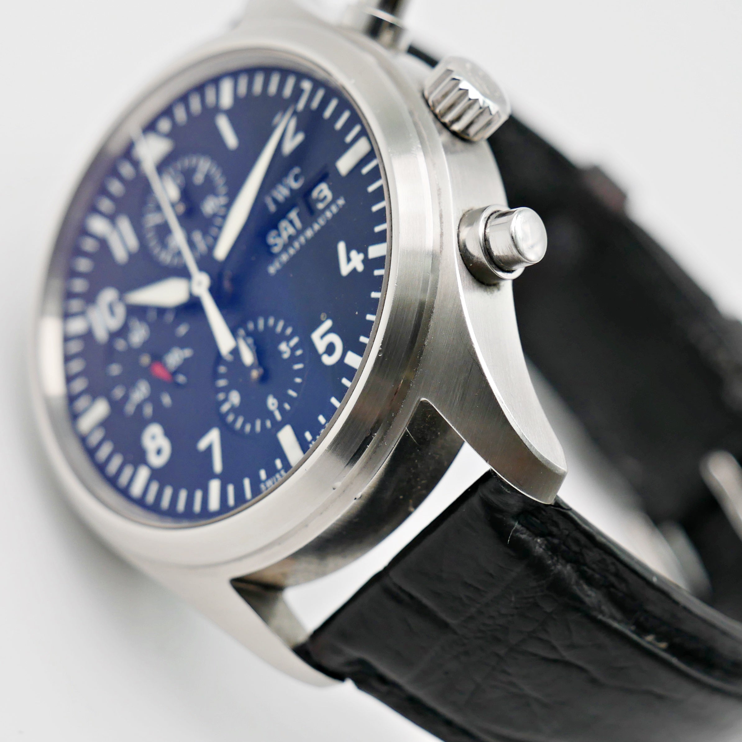 IWC Pilot Flieger Chronograph Stahl - IW371701 - only watch