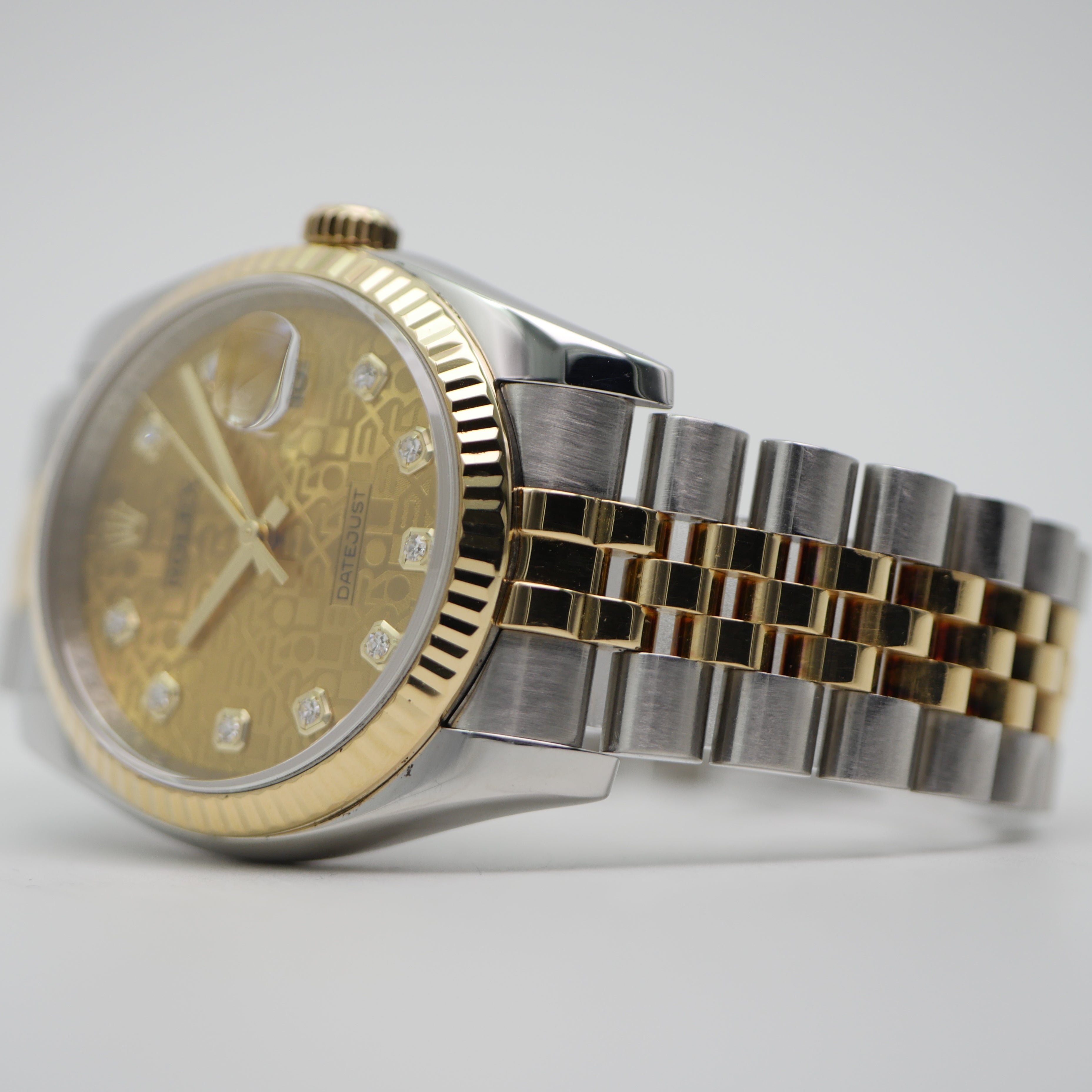 Rolex Datejust 36mm Steel / Yellow Gold 116233 - 2014