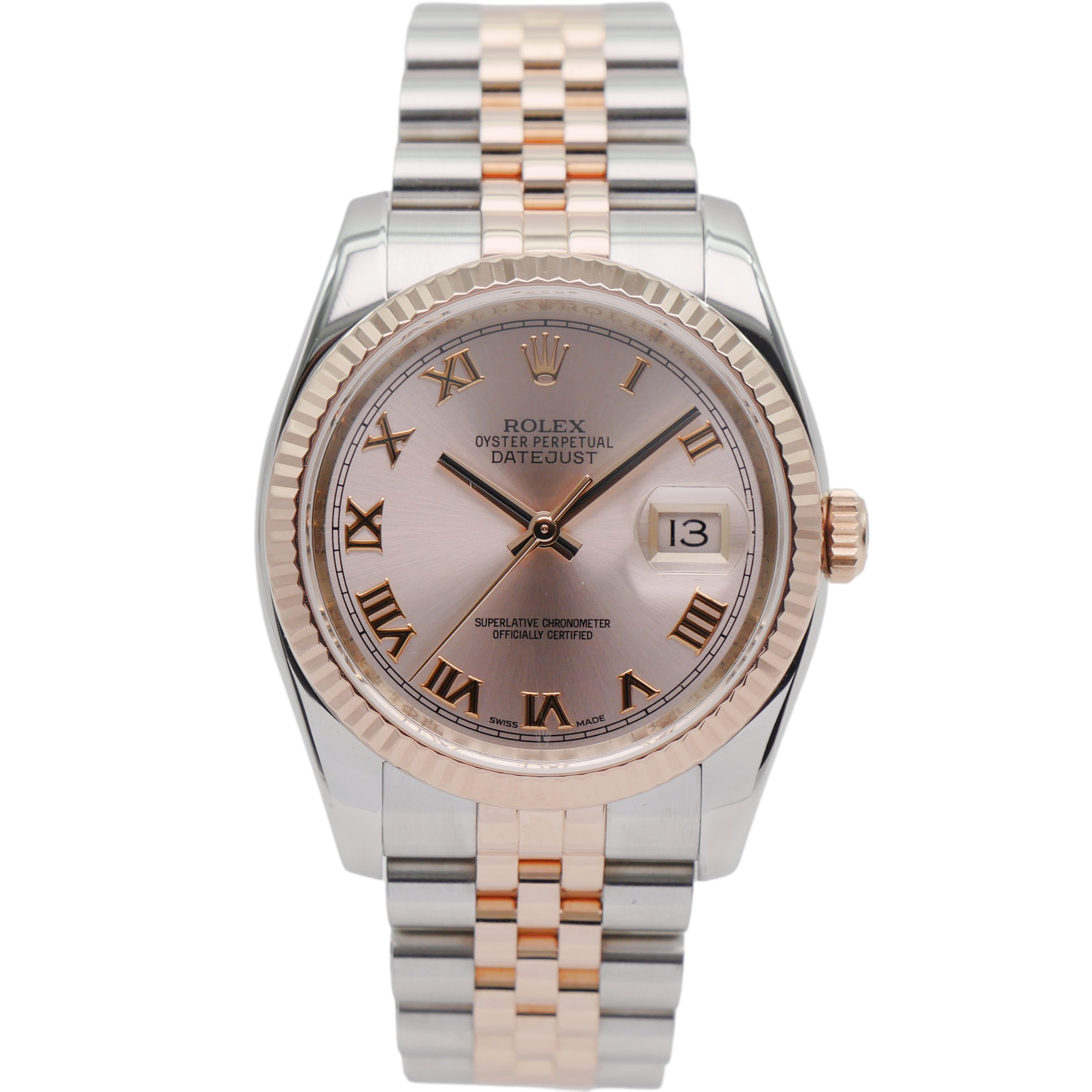 Rolex Datejust 36mm Steel / Rose Gold 116231 - 2015