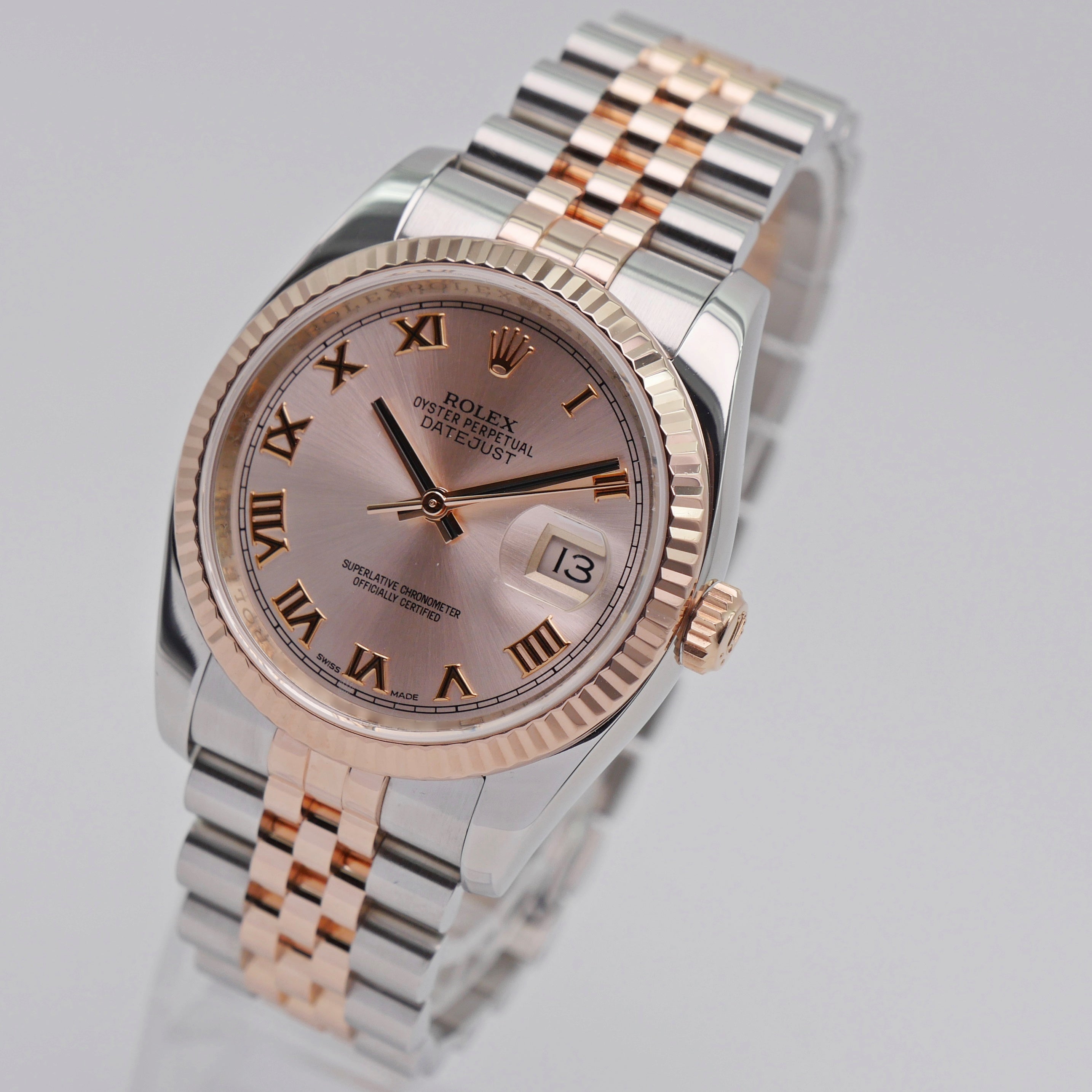 Rolex Datejust 36mm Steel / Rose Gold 116231 - 2015