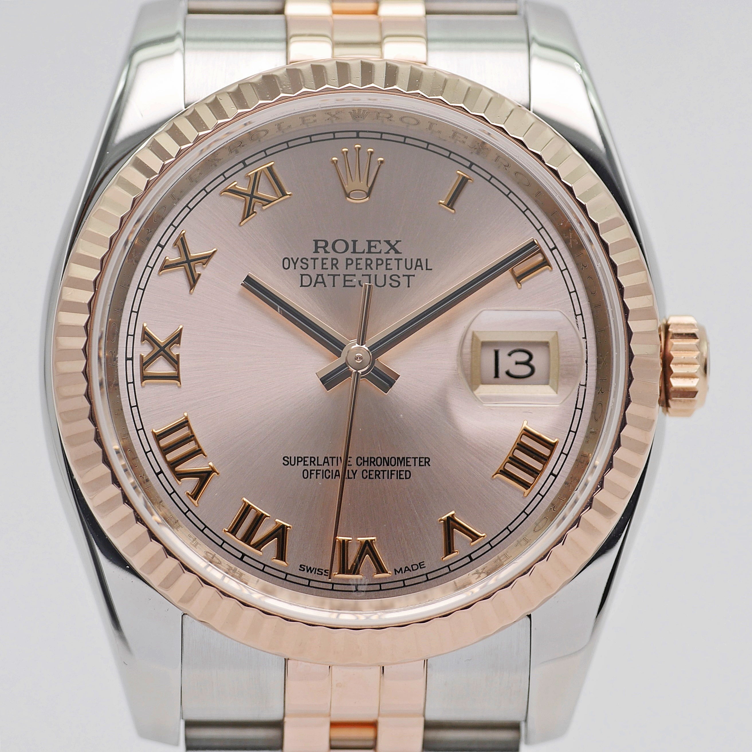 Rolex Datejust 36mm Steel / Rose Gold 116231 - 2015