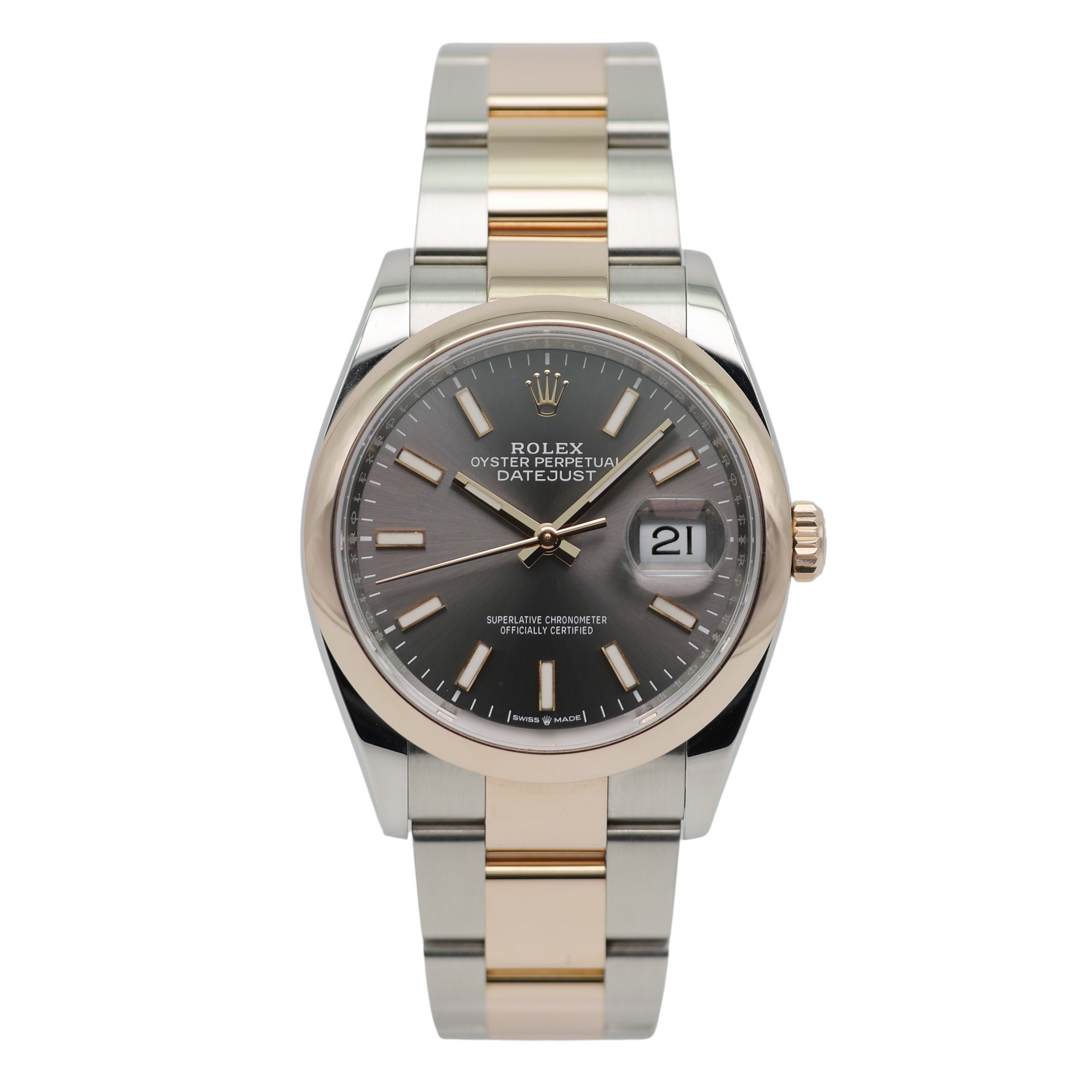 Rolex-Datejust 36 Stahl / Roségold 126201 - 2023