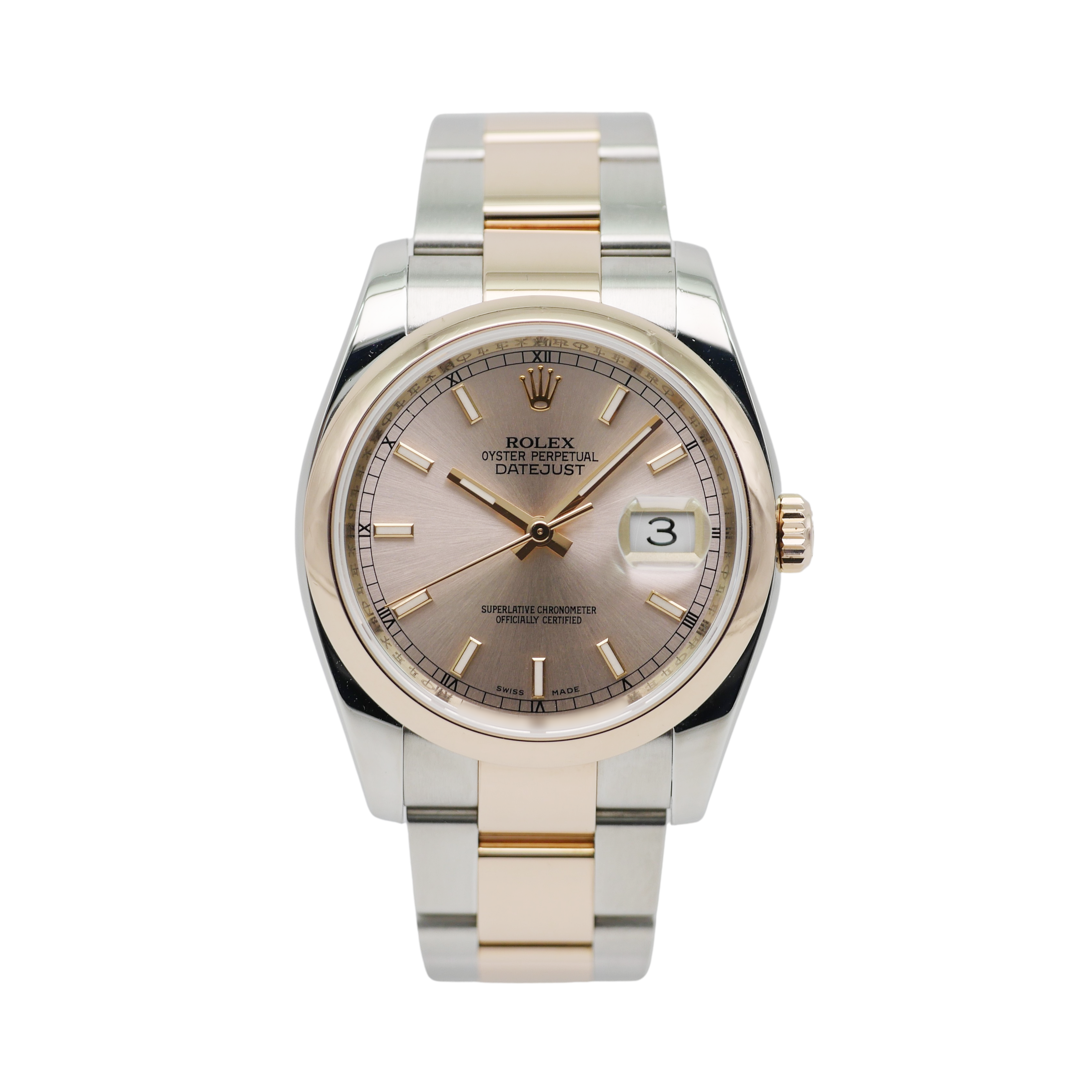 Rolex Datejust 36mm Stahl / Roségold 116201 - 2013