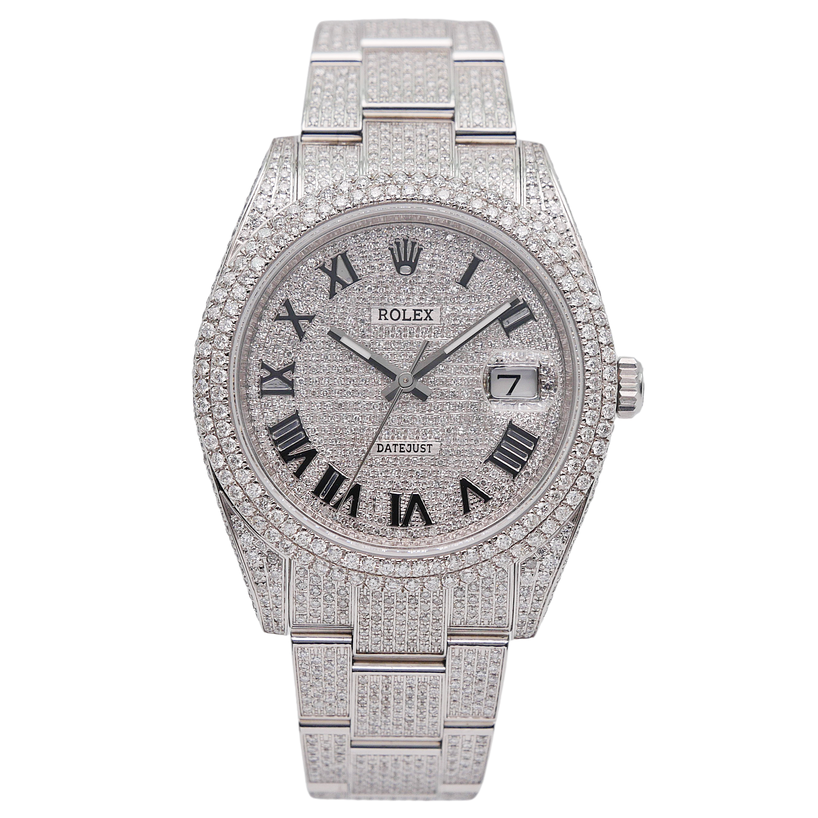 Rolex Datejust 41 Steel Iced Out 126300 - 2019