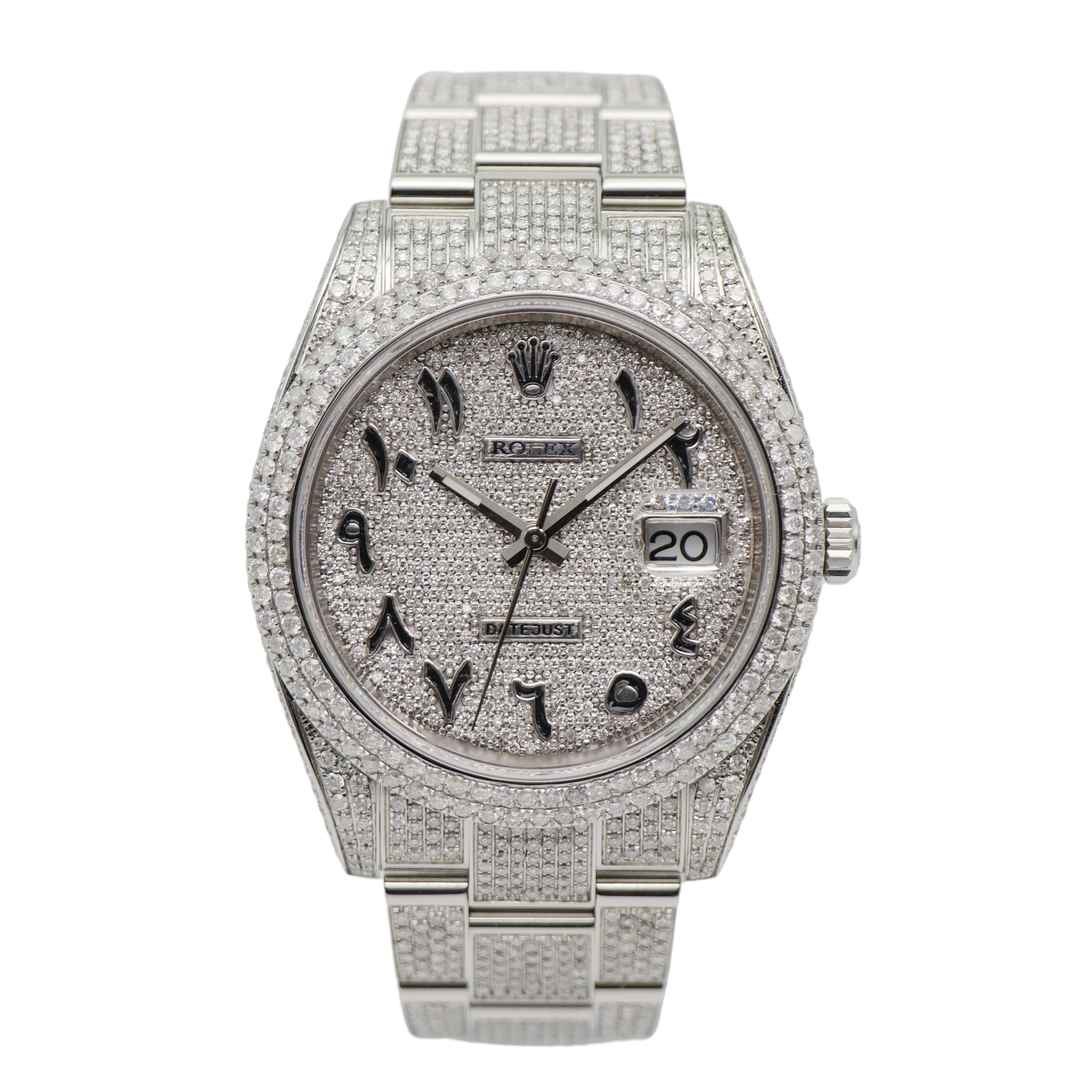 Rolex Datejust 41 Stahl  Iced Out 126300 - 2020