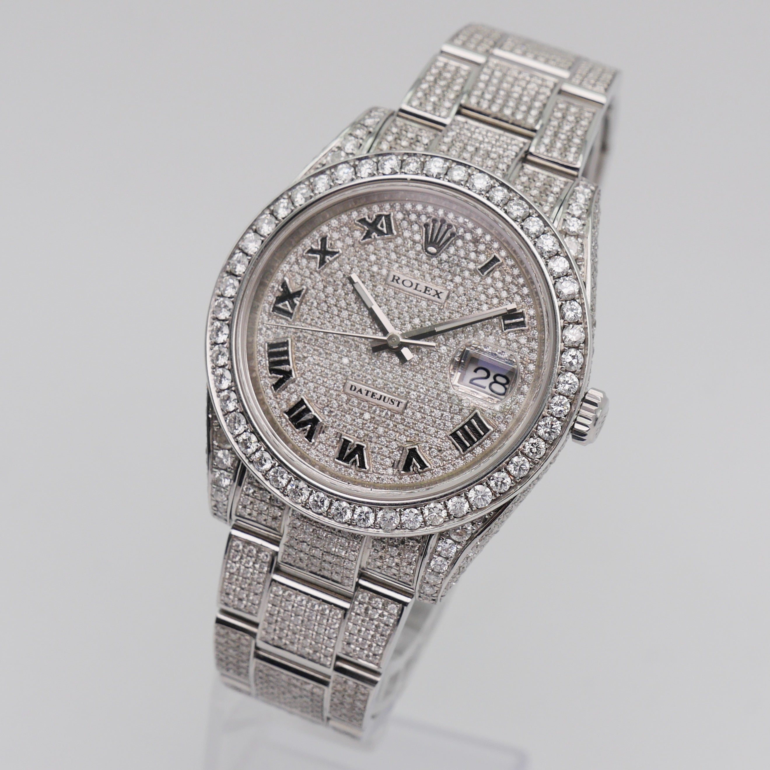 Rolex Datejust 41 Steel Iced Out 126300 - 2019