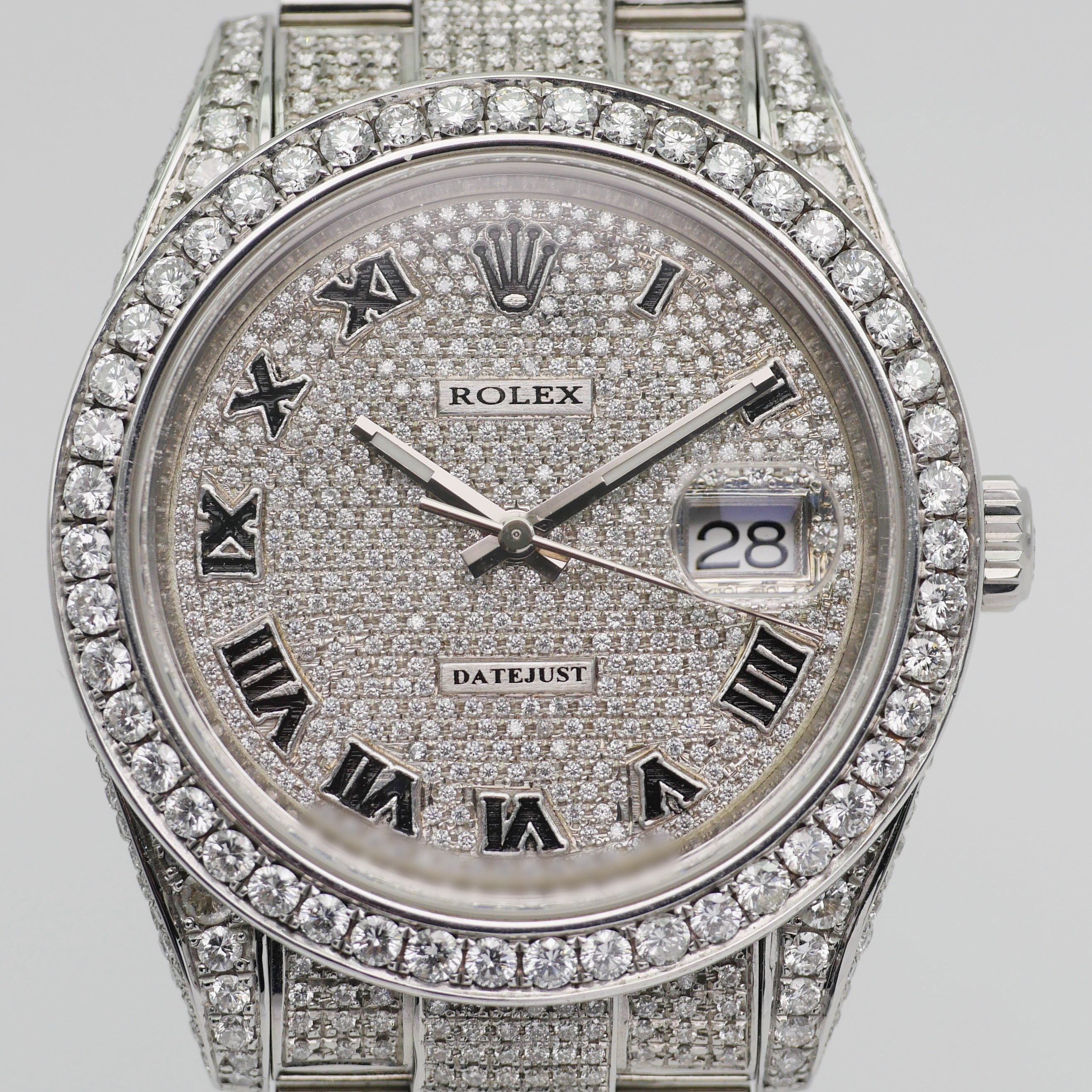 Rolex Datejust 41 Steel Iced Out 126300 - 2019