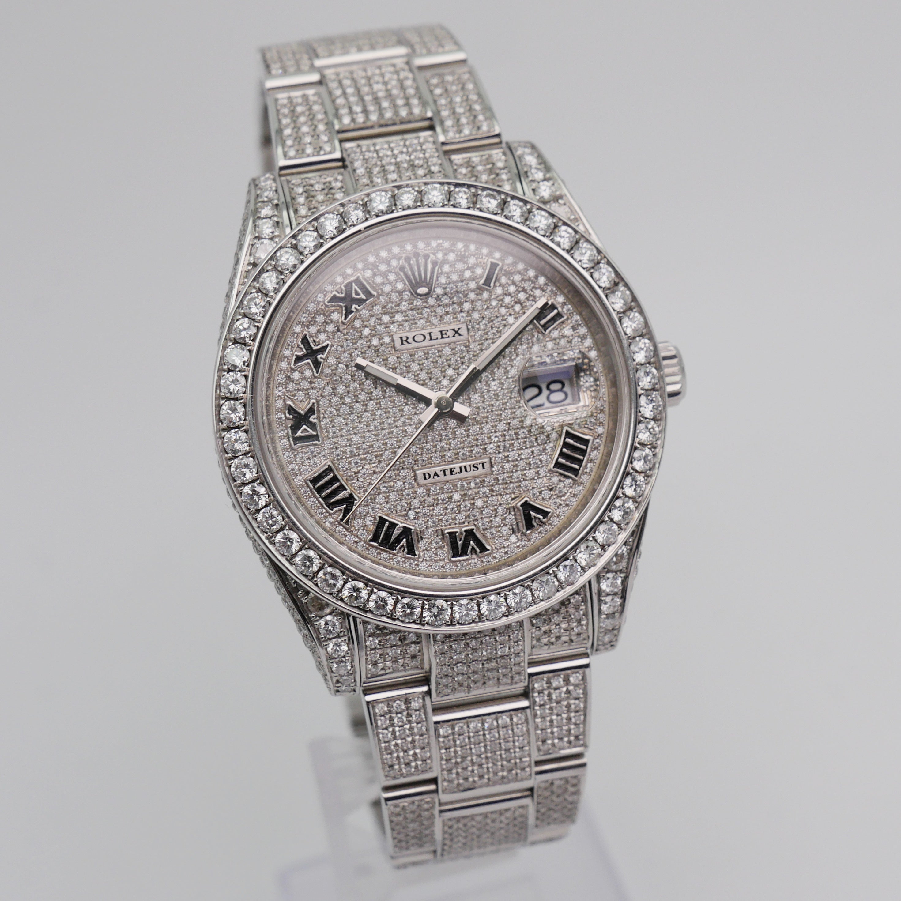 Rolex Datejust 41 Steel Iced Out 126300 - 2019