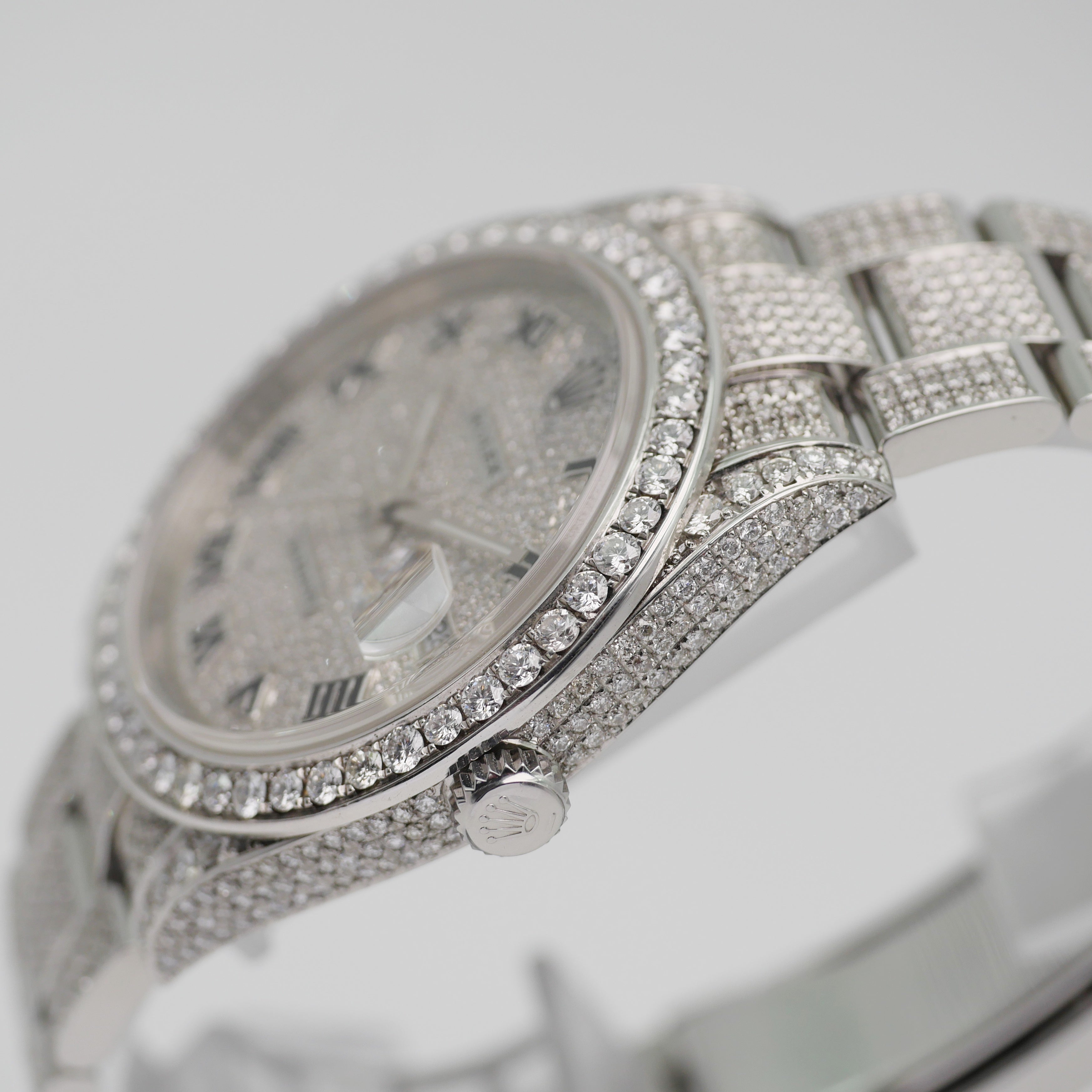 Rolex Datejust 41 Stahl Iced Out 126300 - 2020