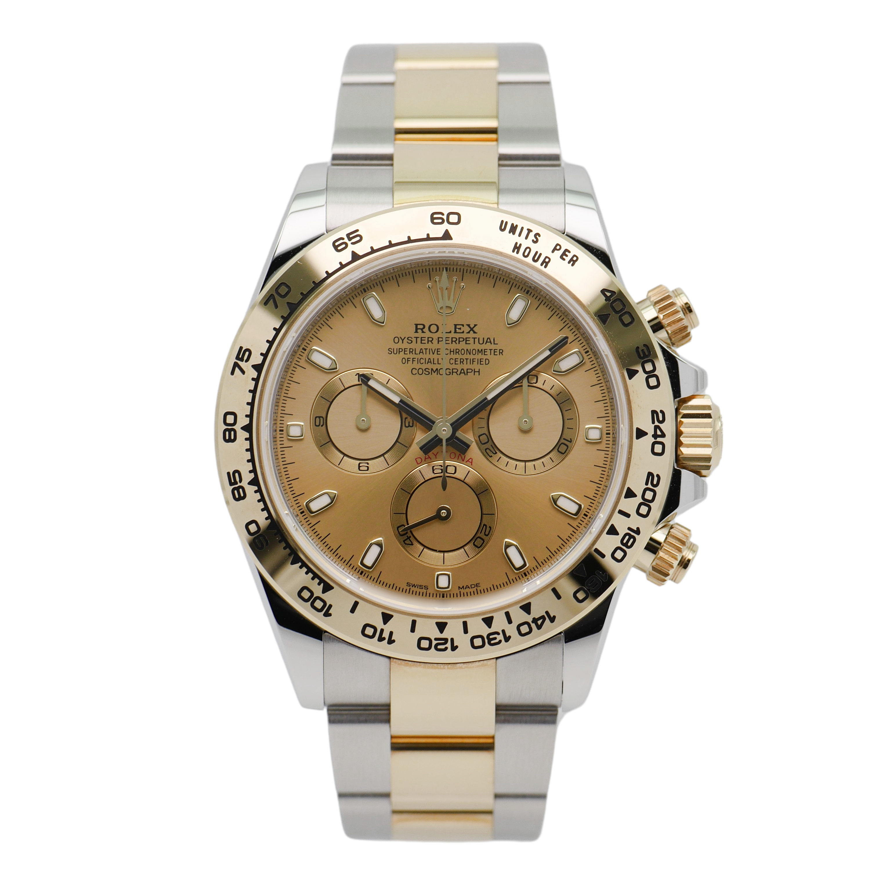 Daytona Stahl / Gelbgold 116503